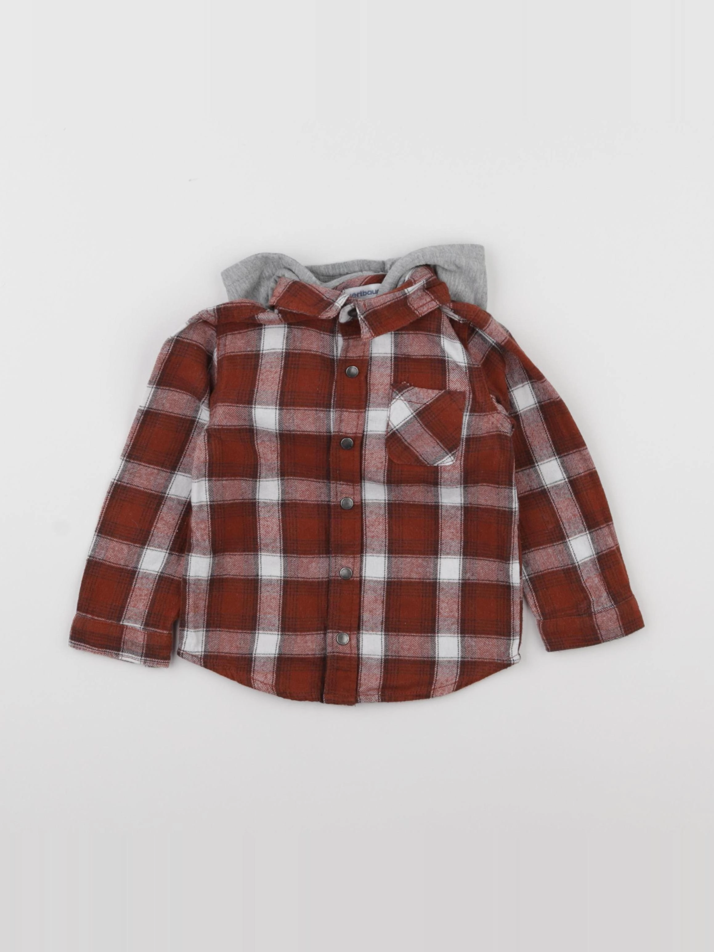 Vertbaudet - chemise multicolore - 9 mois