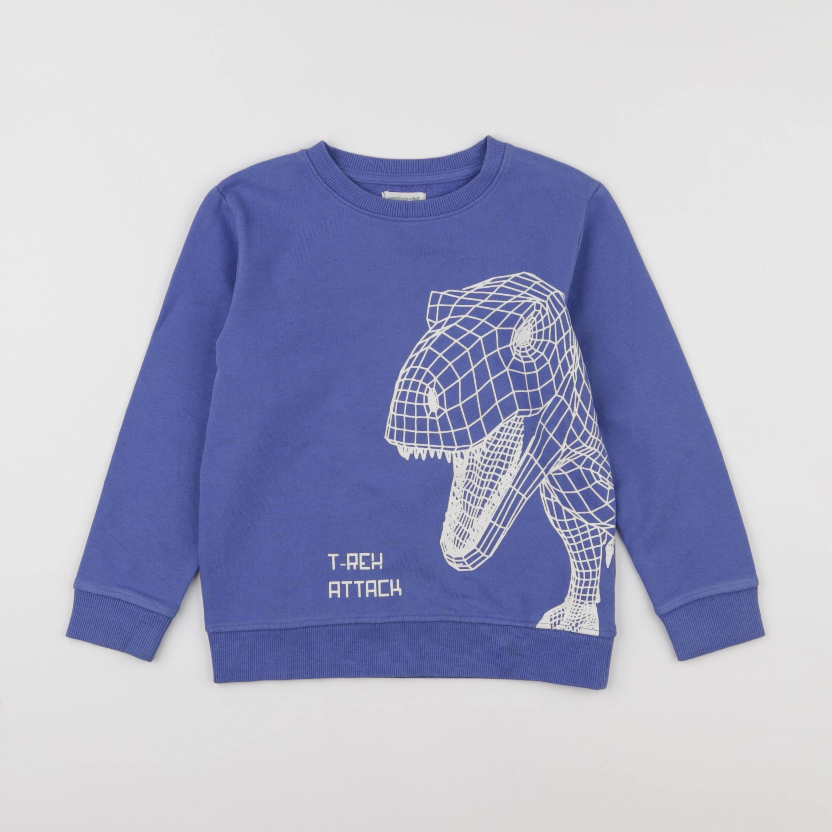 Vertbaudet - sweat bleu - 6 ans