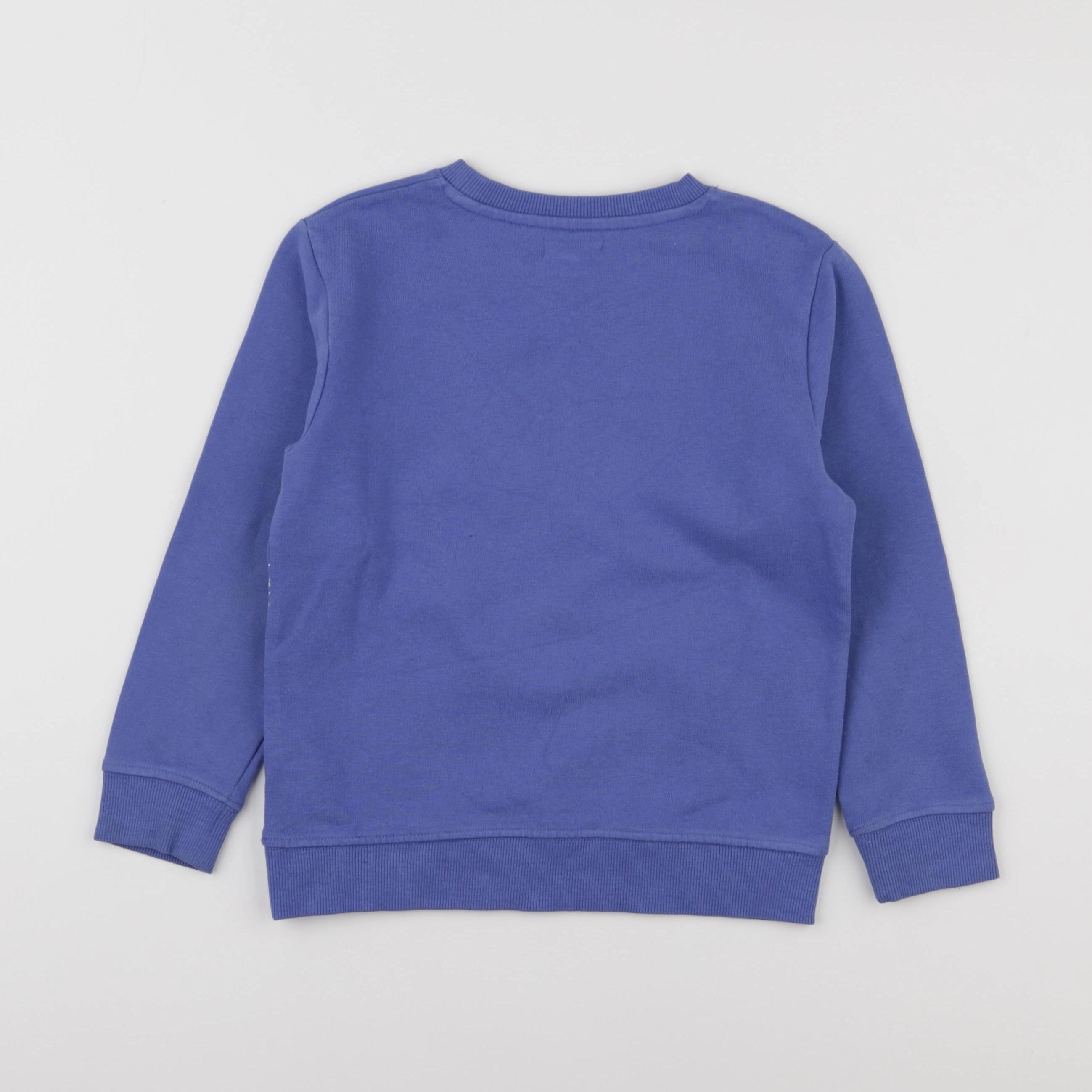Vertbaudet - sweat bleu - 6 ans