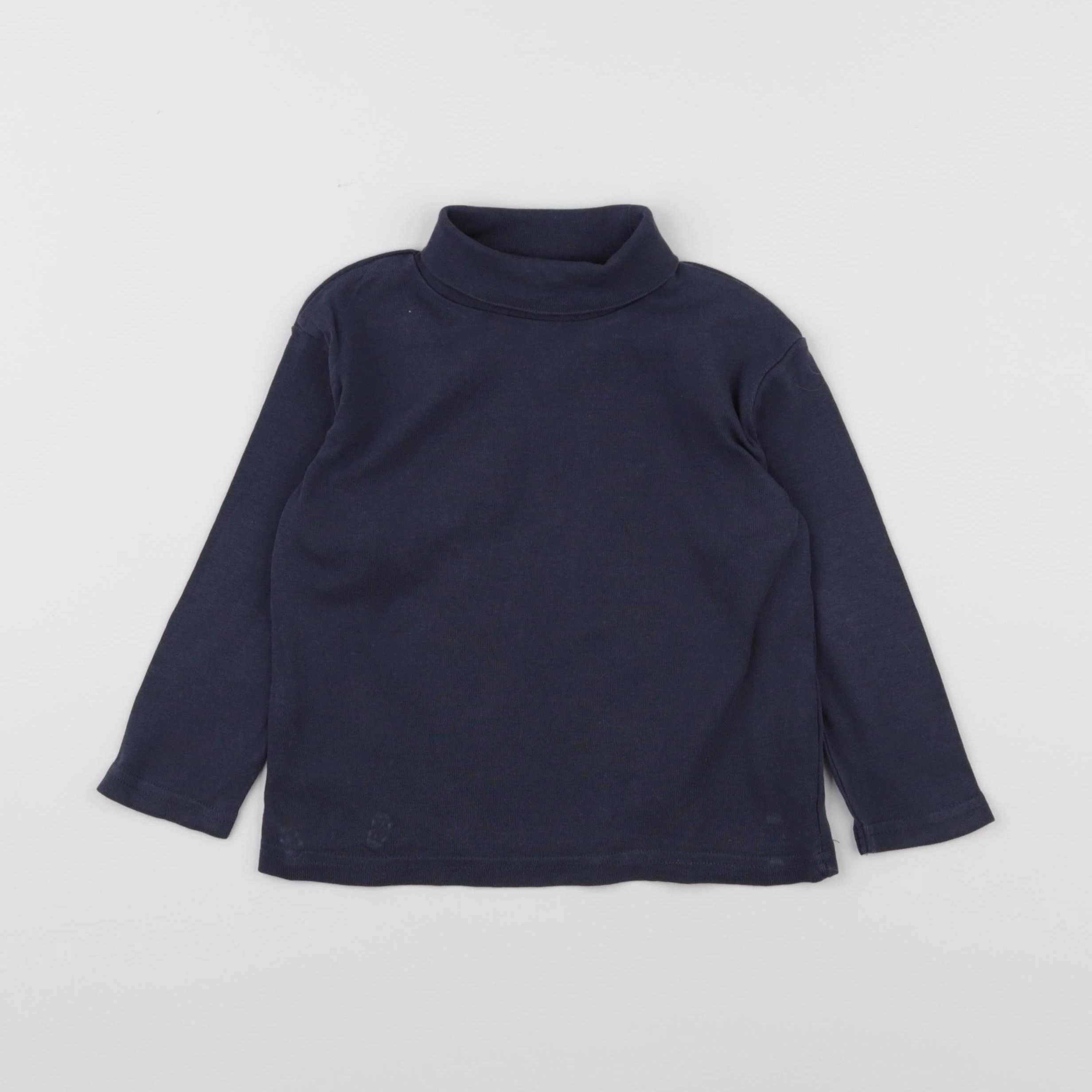 Vertbaudet - sous-pull bleu - 3 ans
