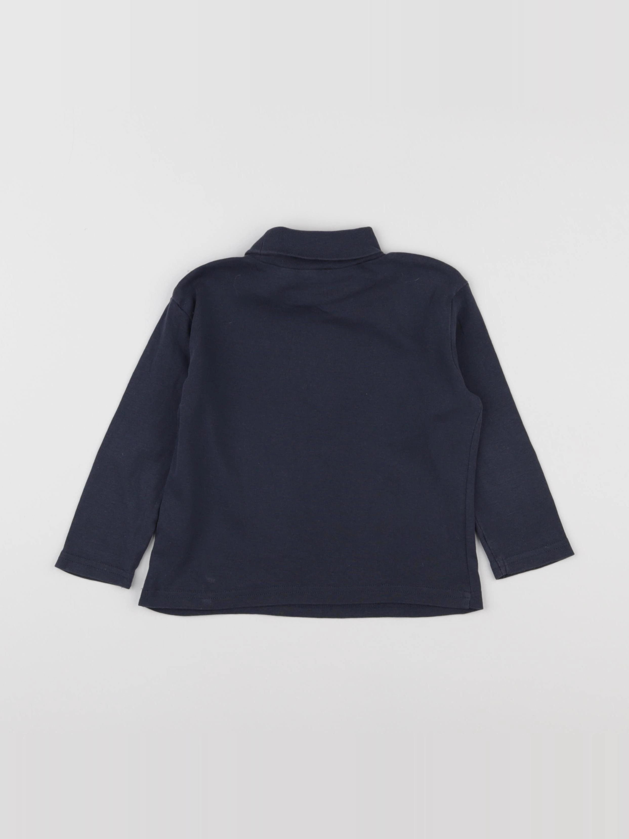 Vertbaudet - sous-pull bleu - 3 ans