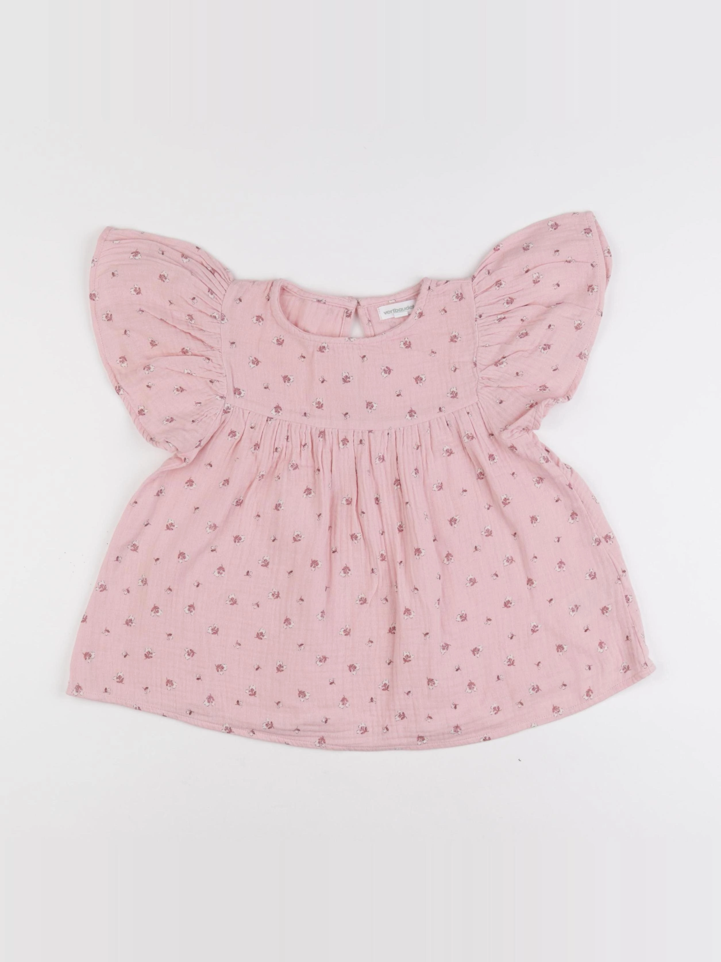 Vertbaudet - blouse rose - 7 ans