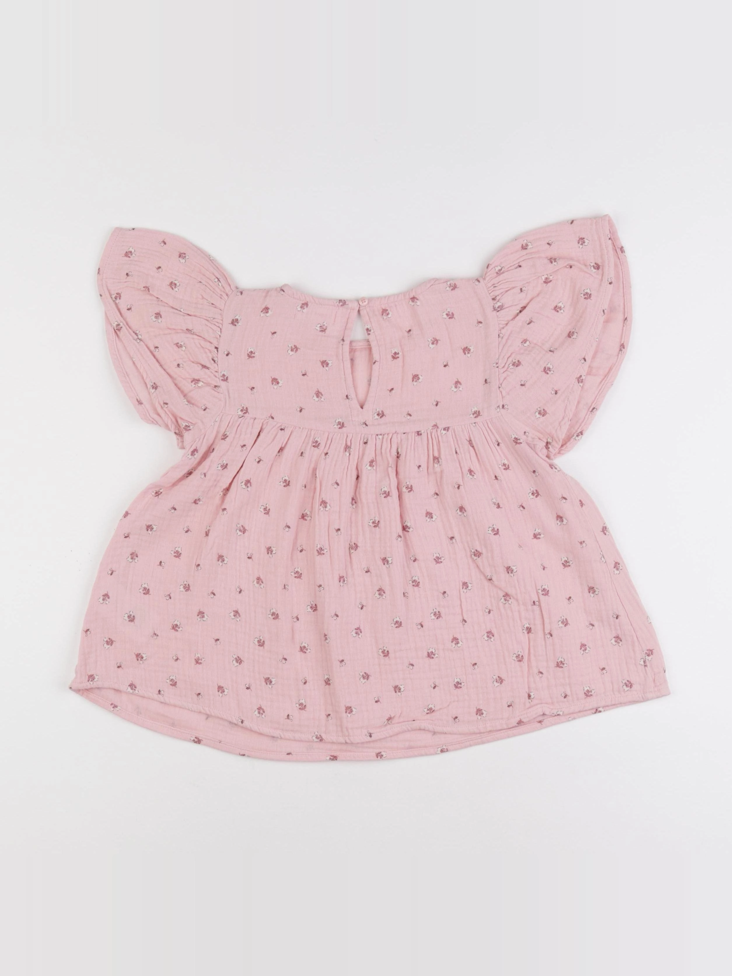 Vertbaudet - blouse rose - 7 ans
