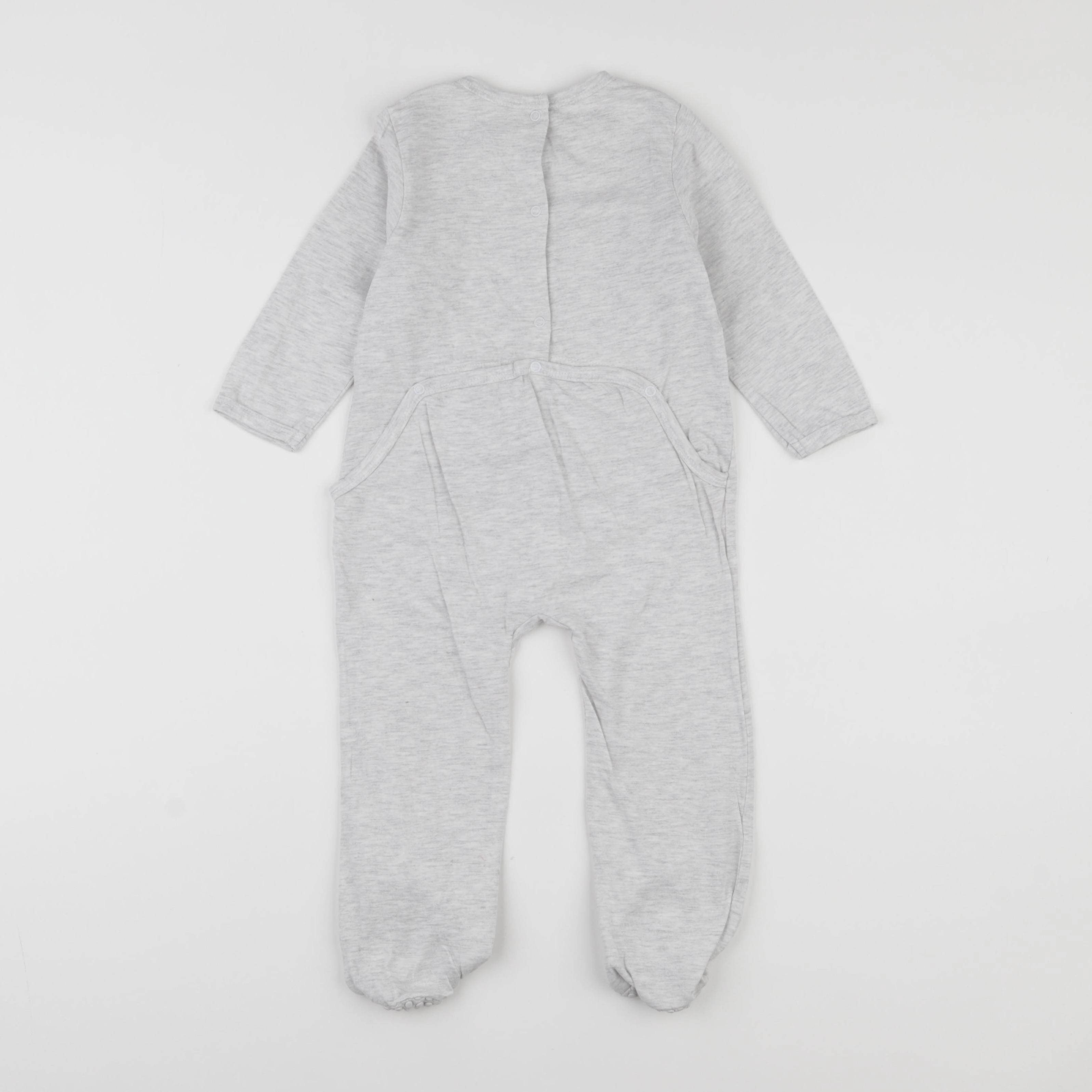 Vertbaudet - pyjama coton gris - 18 mois