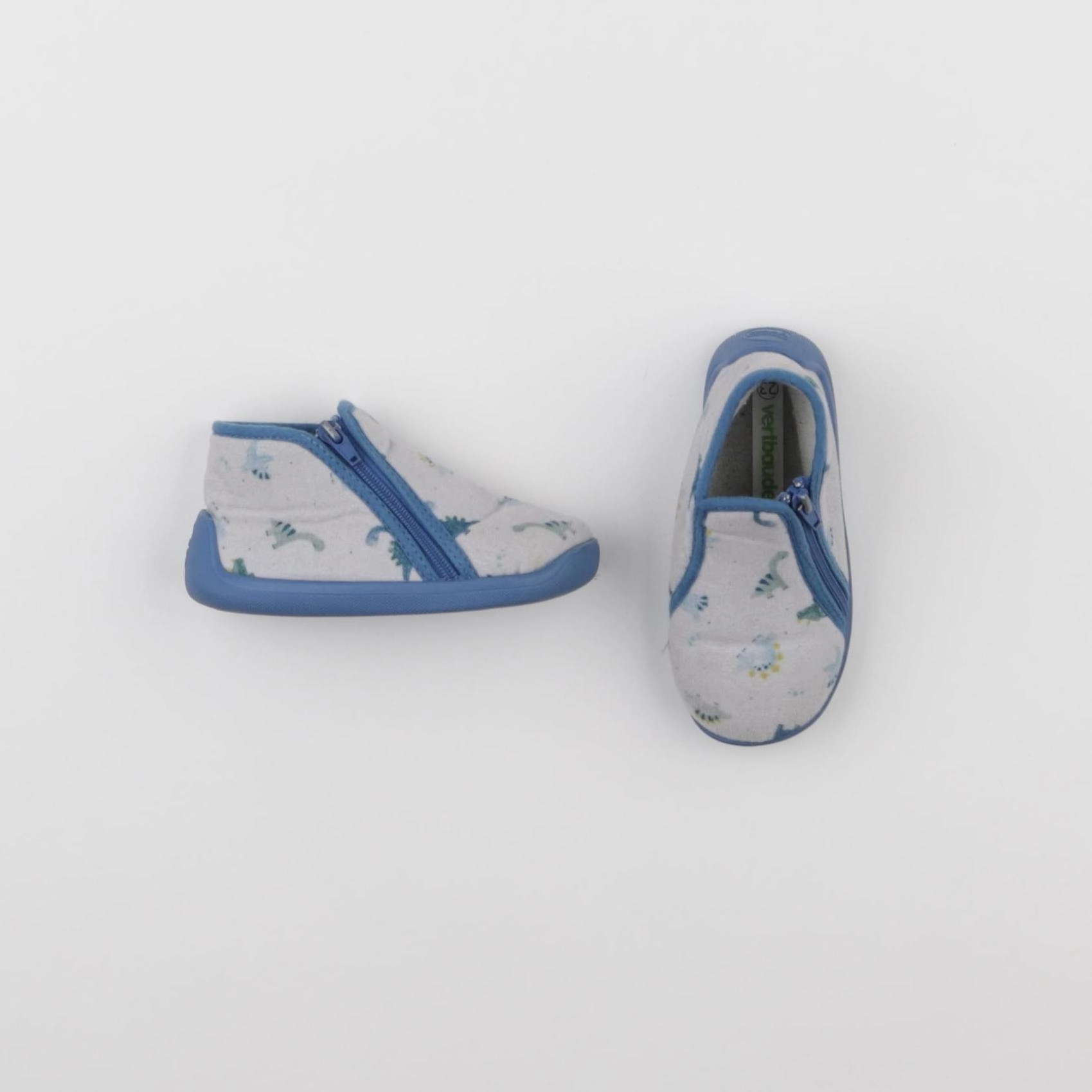 Vertbaudet - chaussons gris - pointure 23