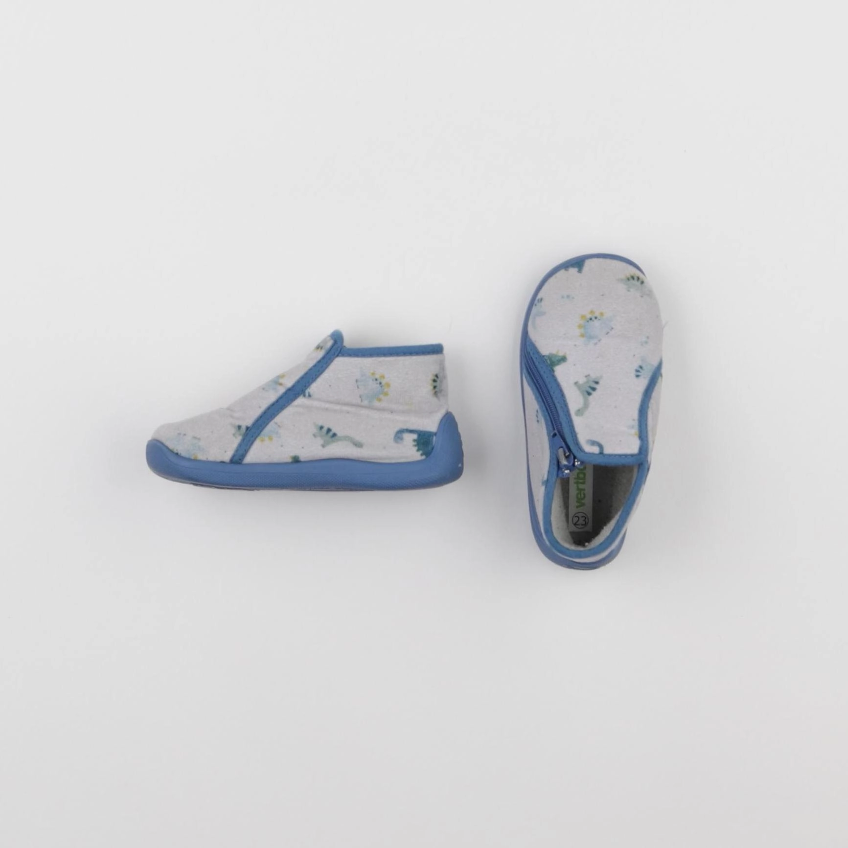 Vertbaudet - chaussons gris - pointure 23