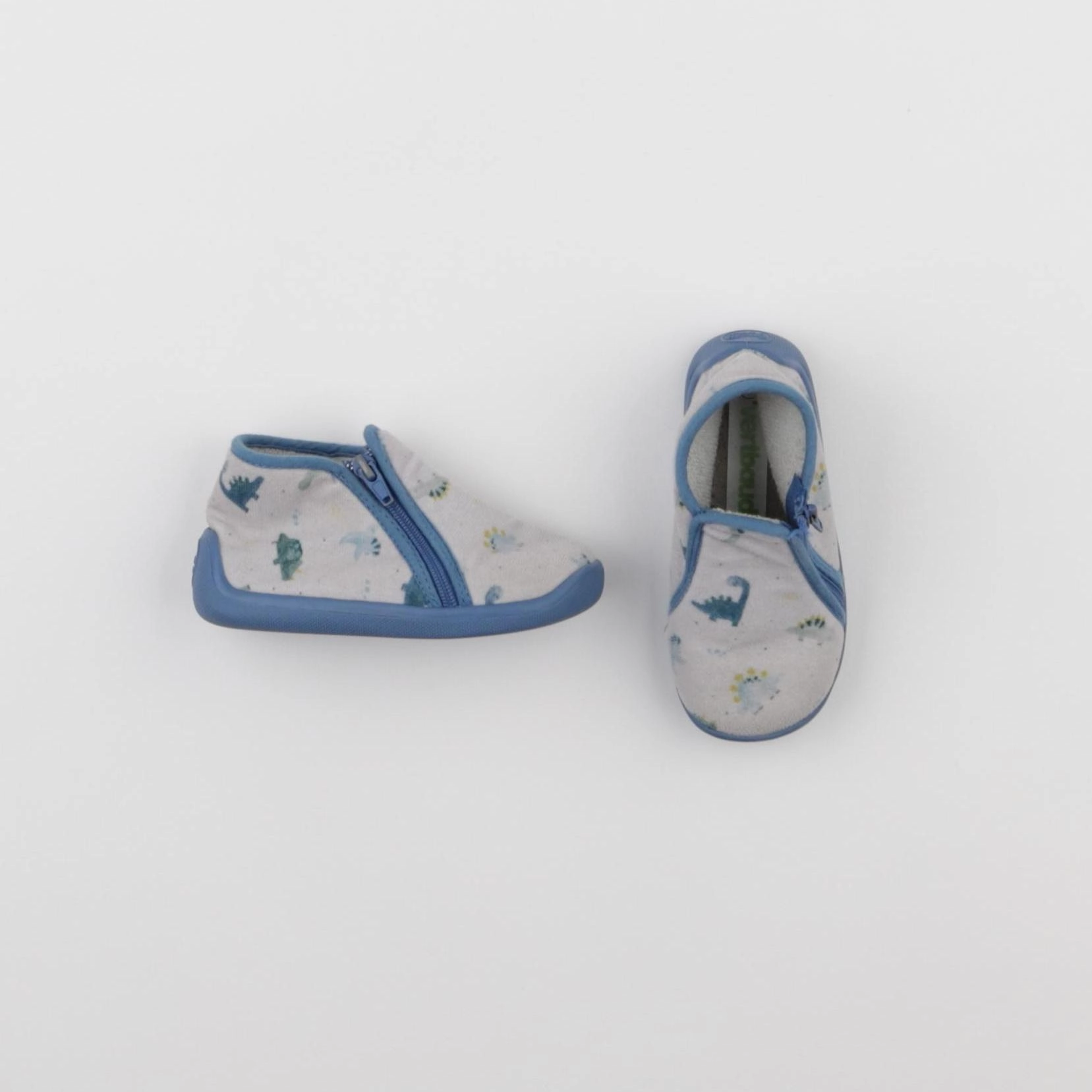 Vertbaudet - chaussons gris - pointure 22