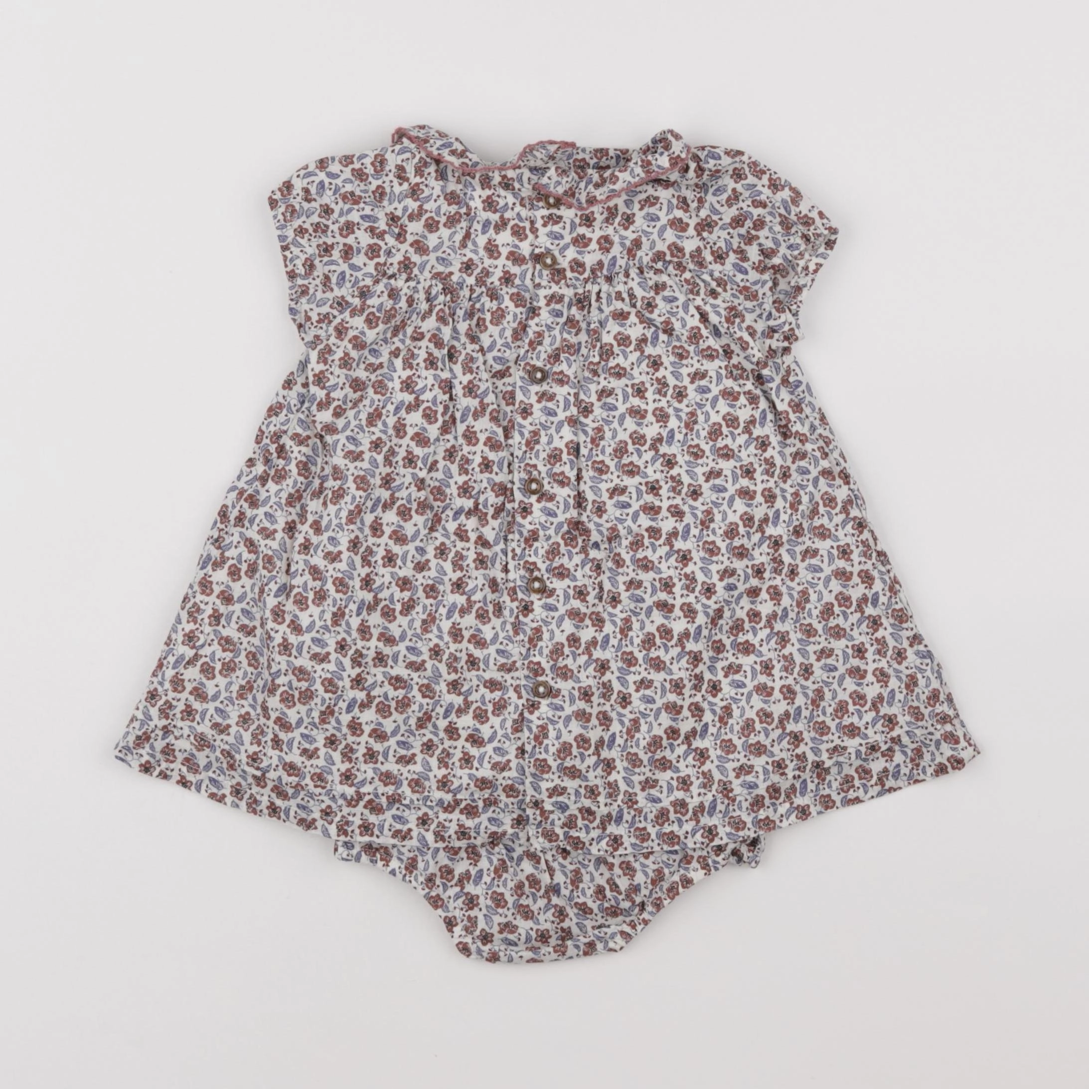 Boutchou - robe multicolore - 3 mois