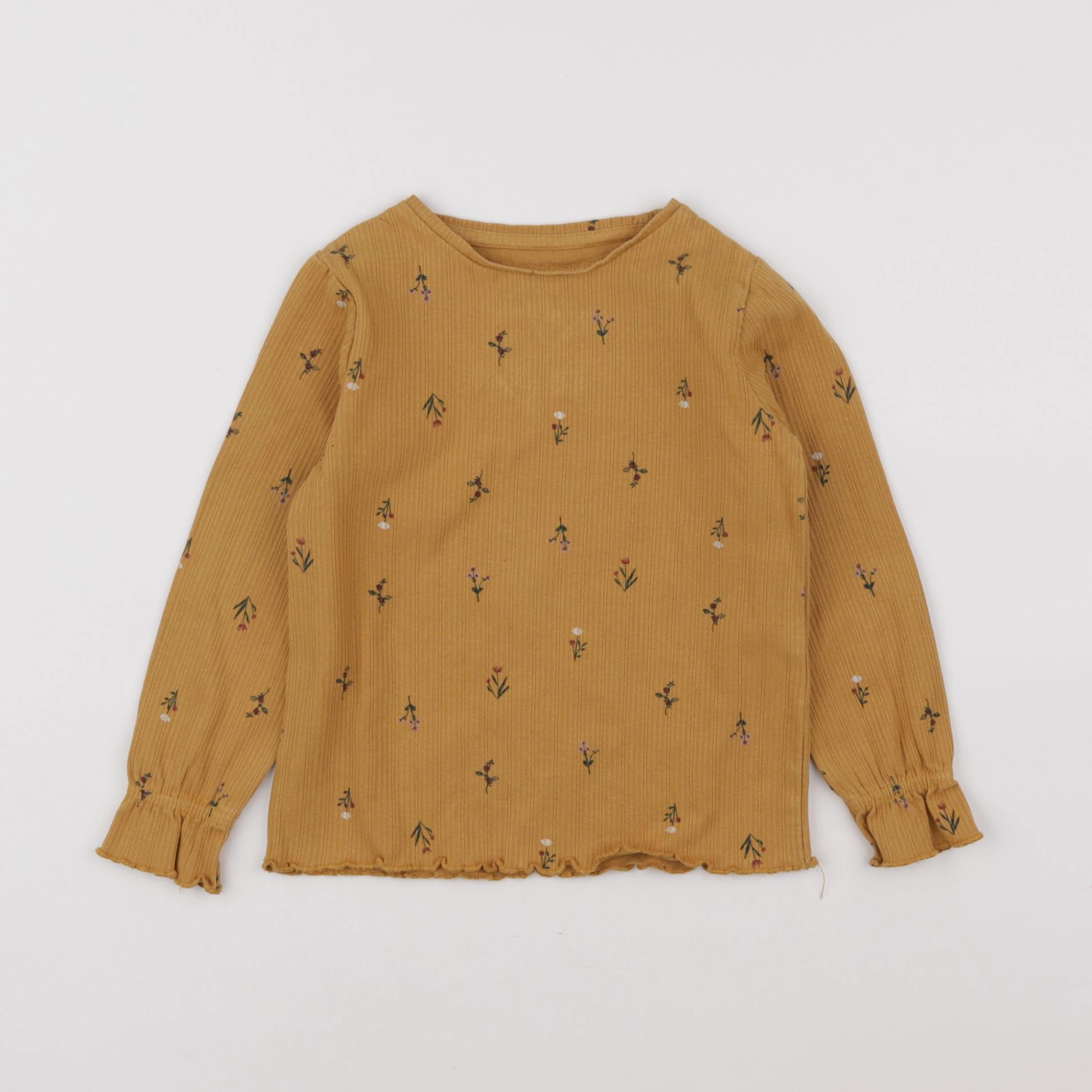 Vertbaudet - tee-shirt jaune - 5 ans