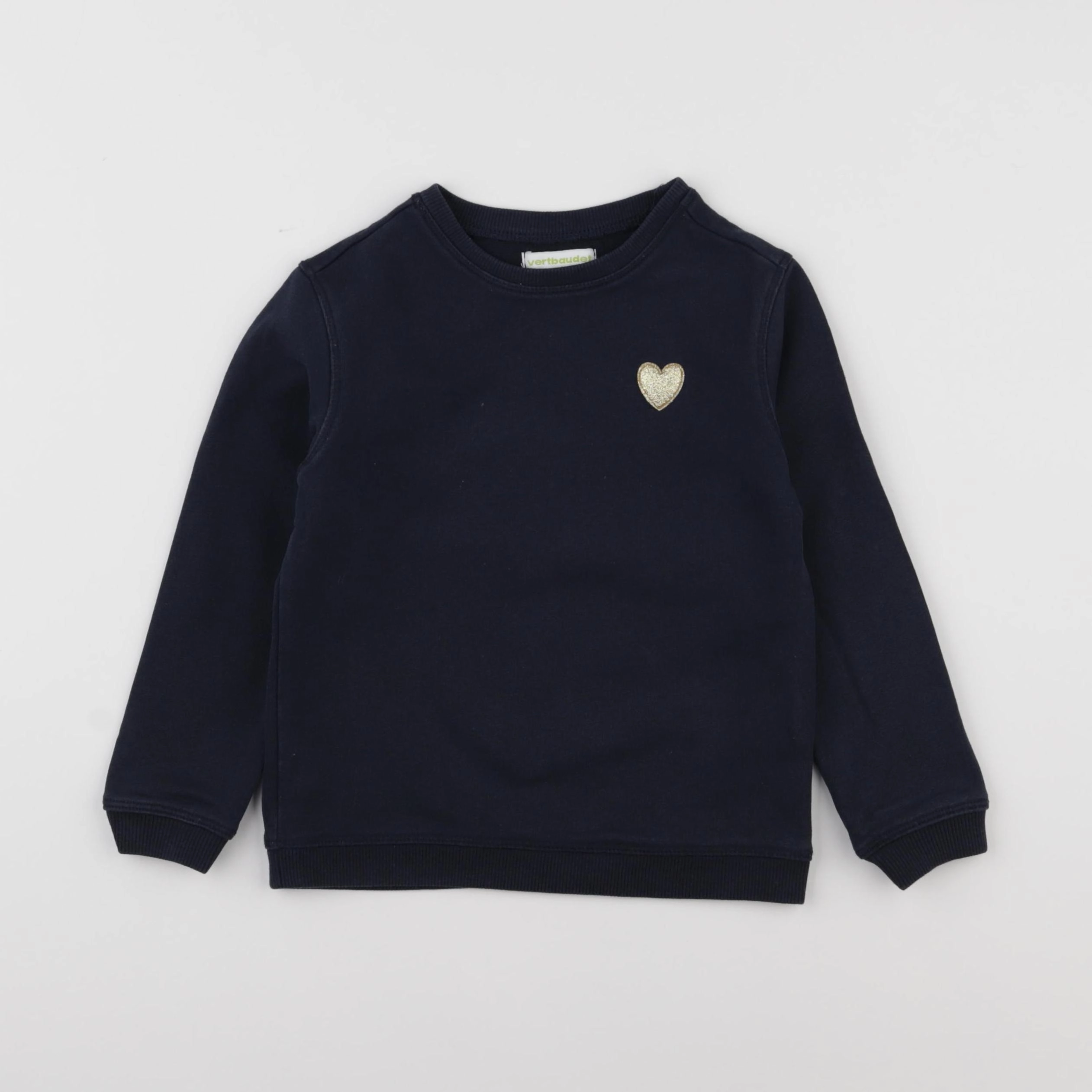 Vertbaudet - sweat bleu - 5 ans