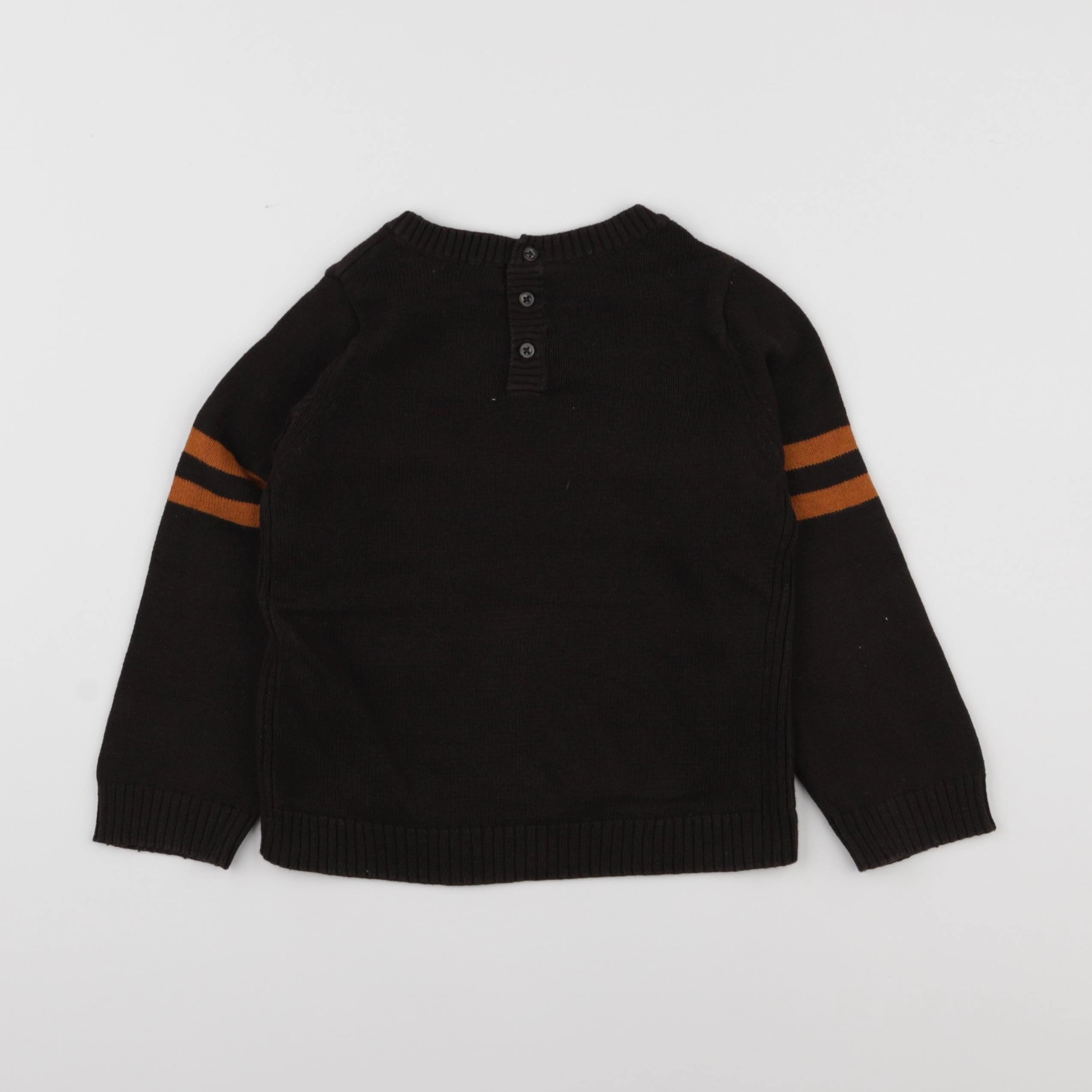 Vertbaudet - pull marron - 3 ans