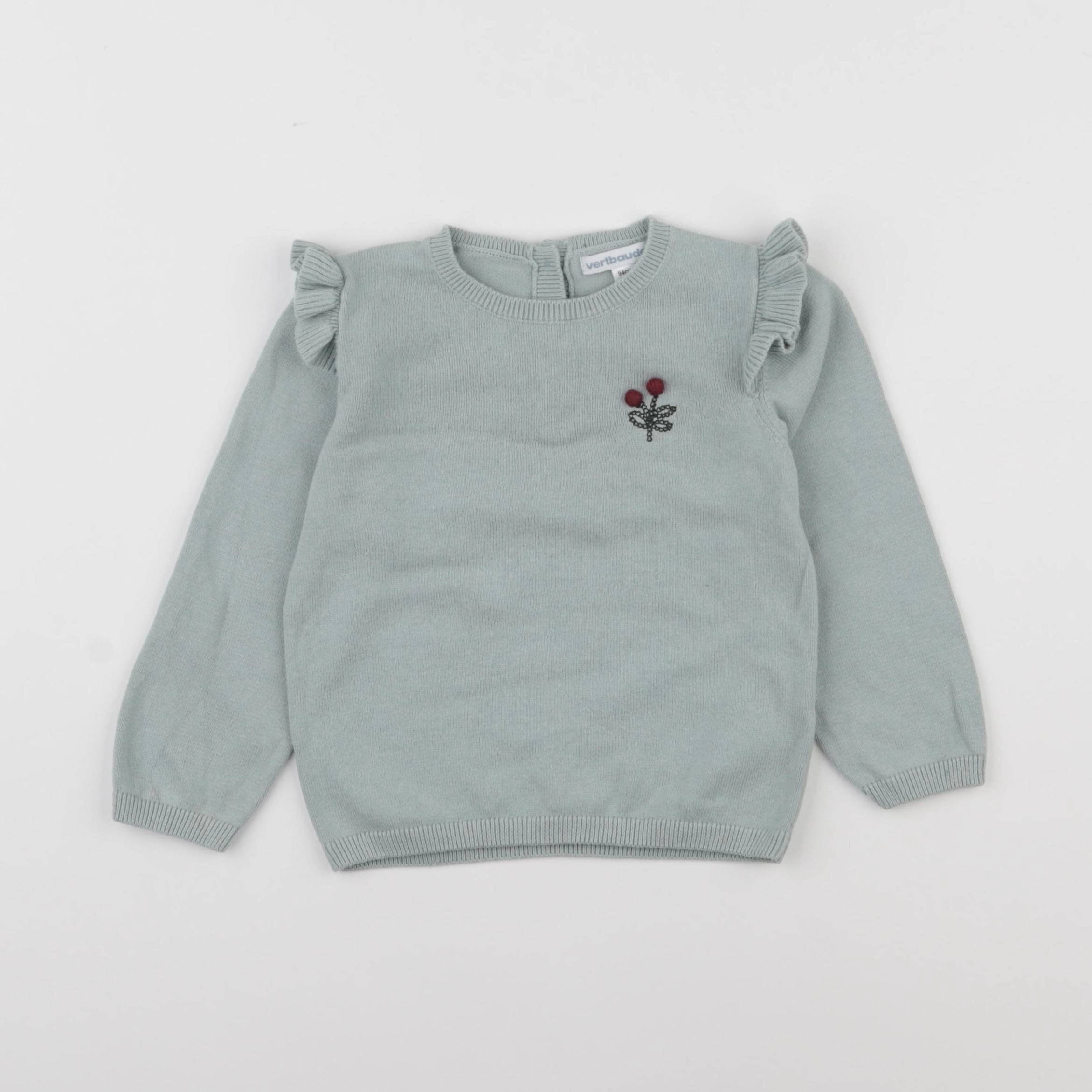 Vertbaudet - pull bleu - 3 ans