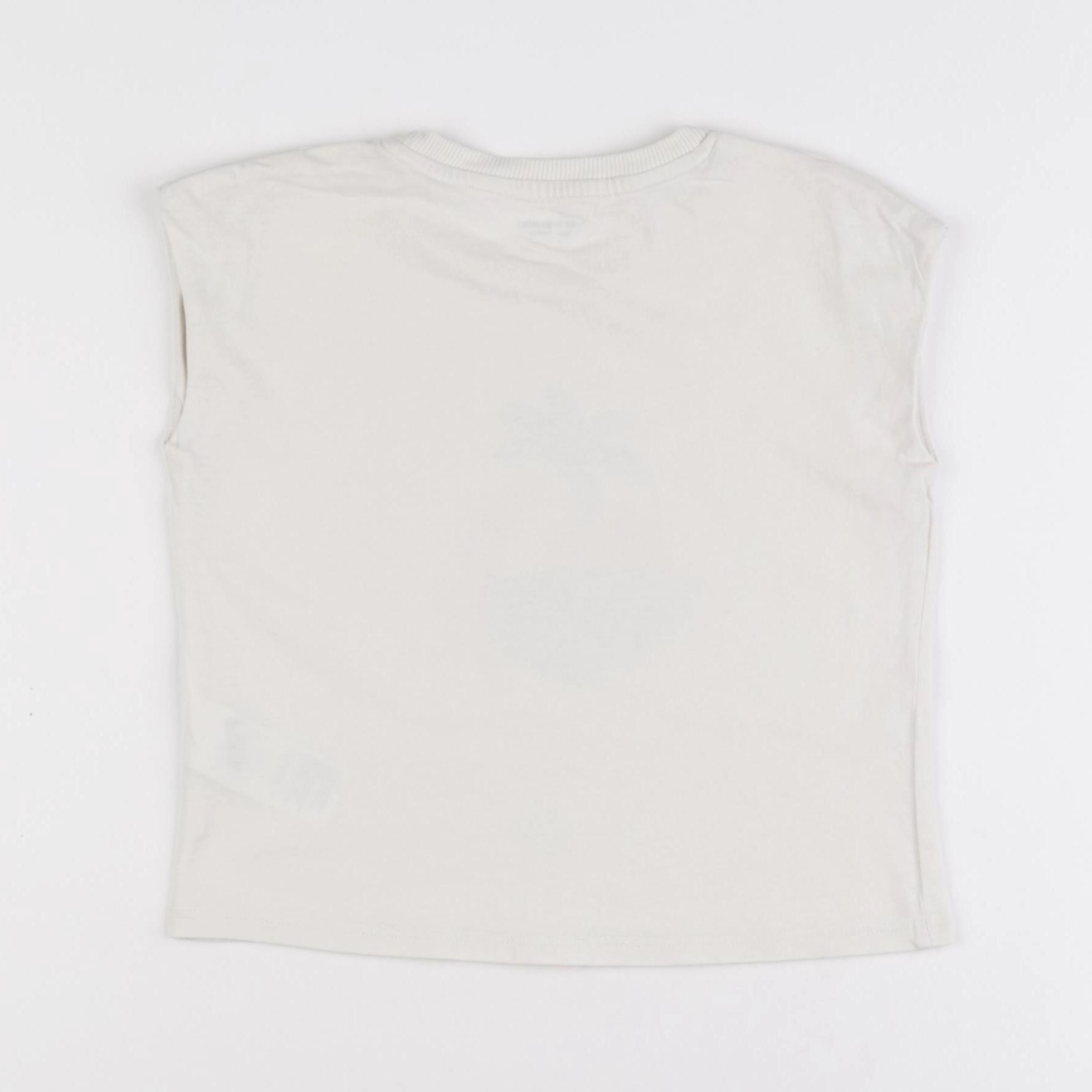 Vertbaudet - tee-shirt beige - 4 ans