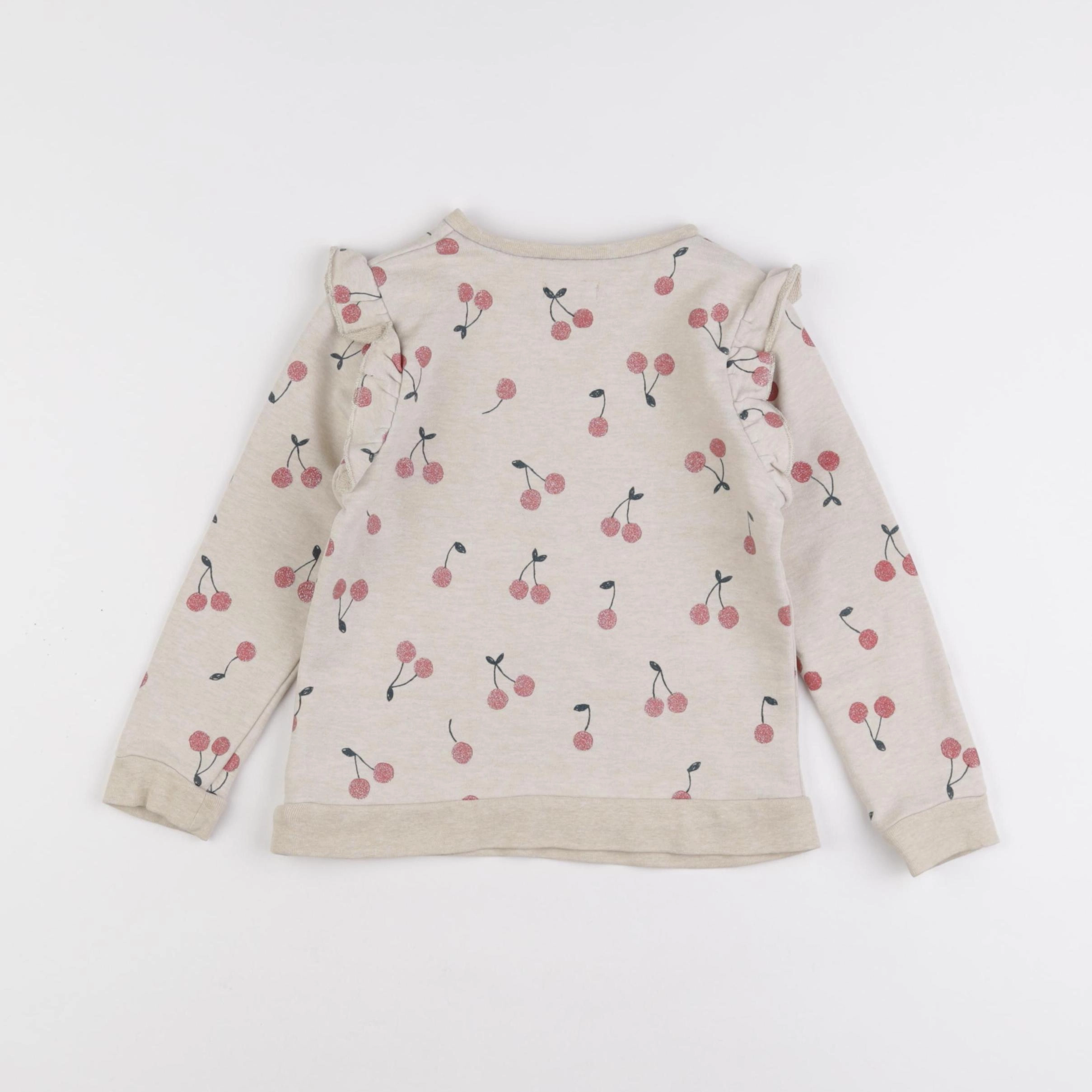 Vertbaudet - sweat beige - 5 ans