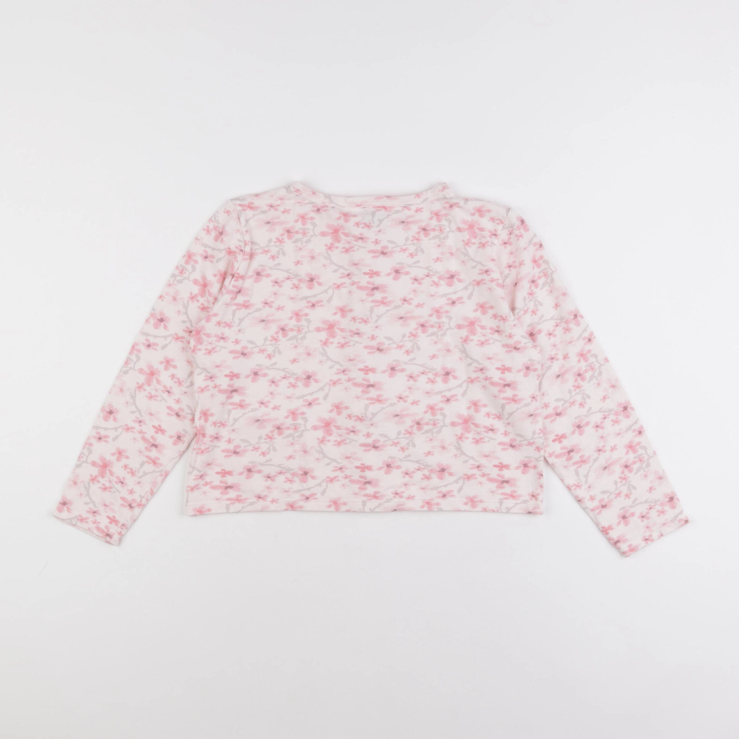 Petit Bateau - gilet rose - 8 ans