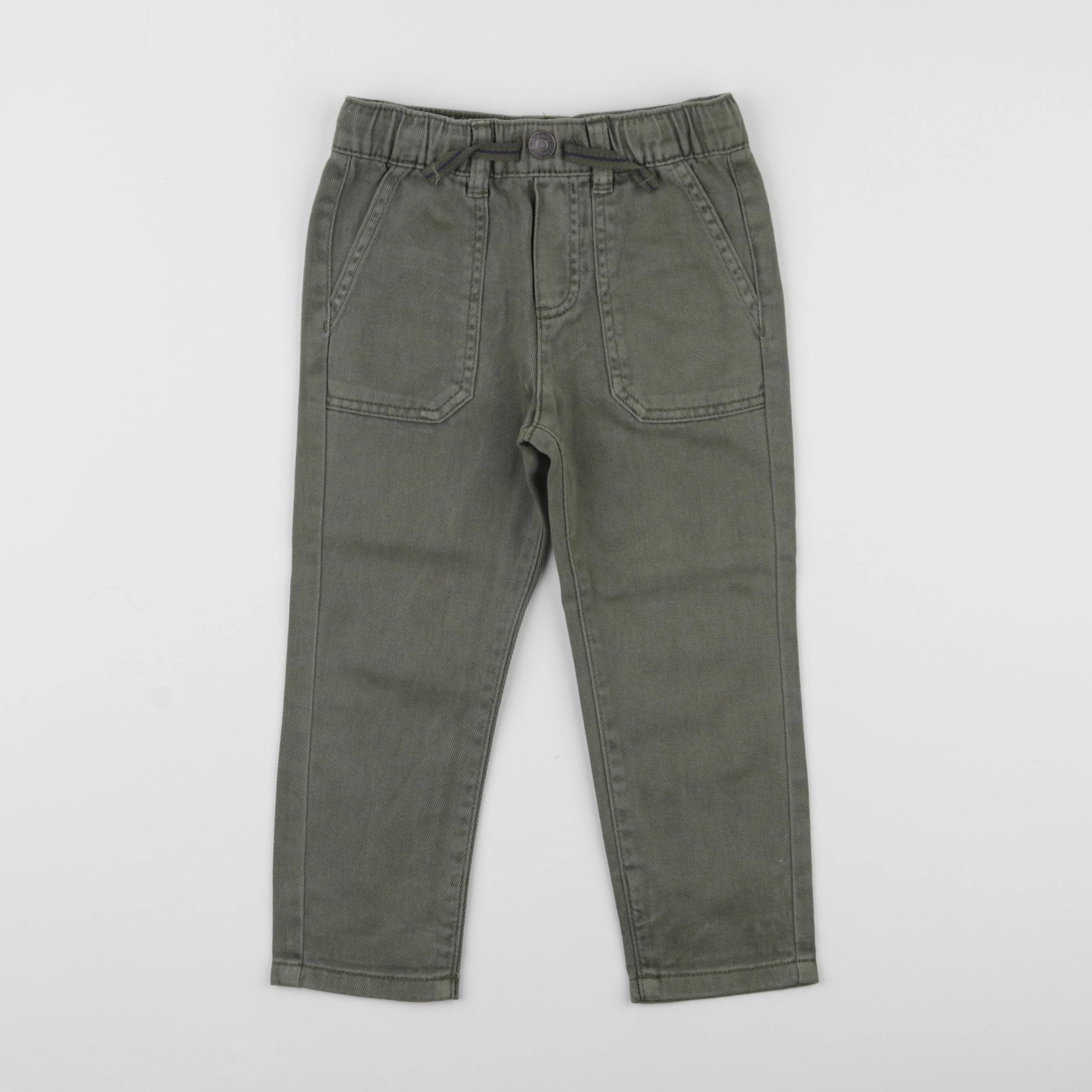 Vertbaudet - pantalon vert - 3 ans
