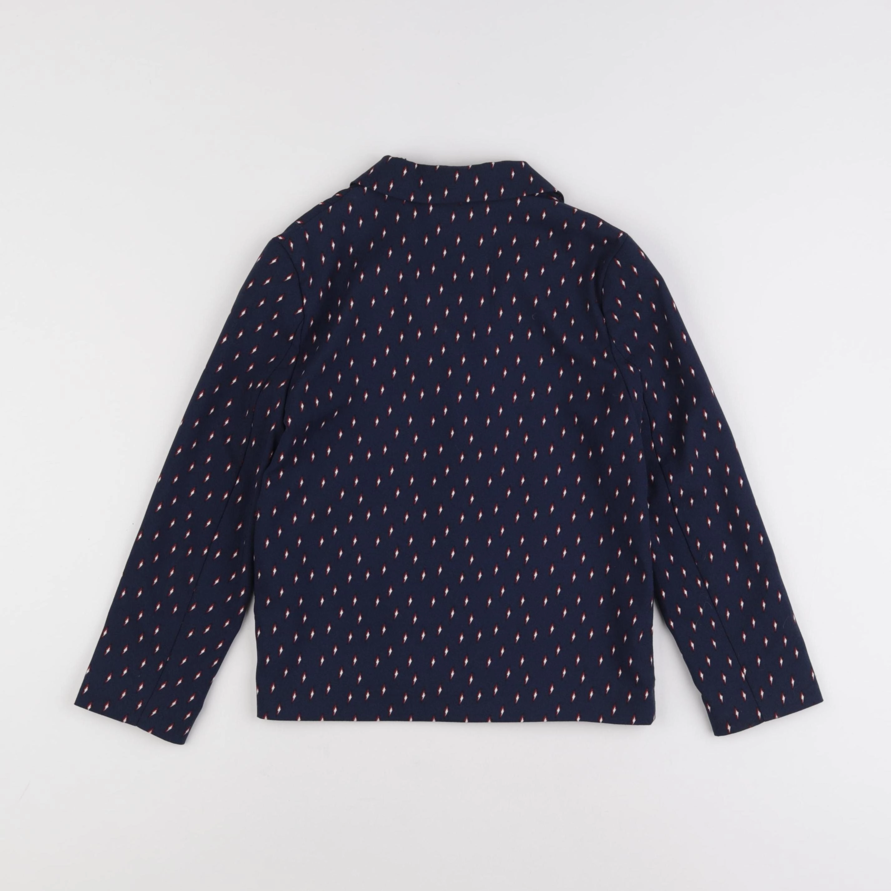 IKKS - veste bleu, rouge - 8 ans