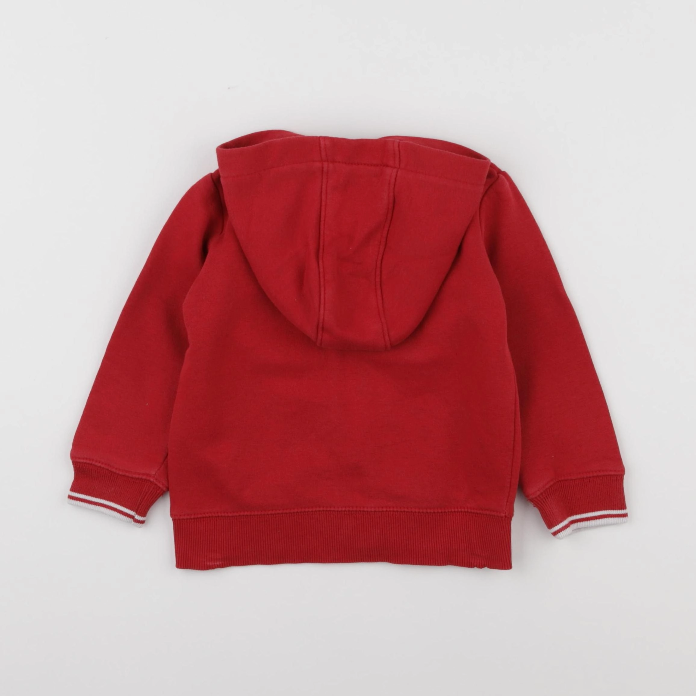 Vertbaudet - sweat rouge - 2 ans