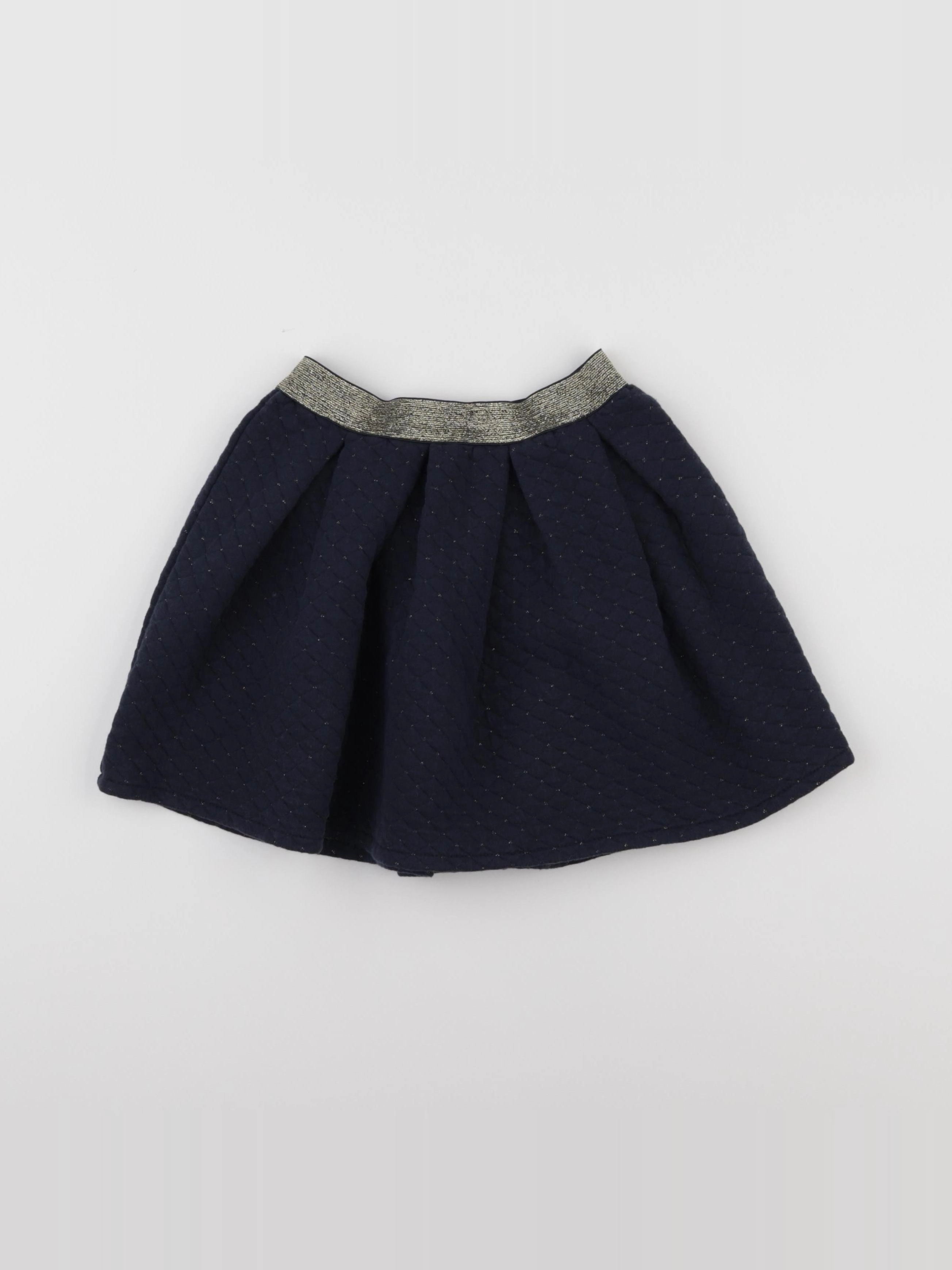 Vertbaudet - jupe bleu, or - 8 ans