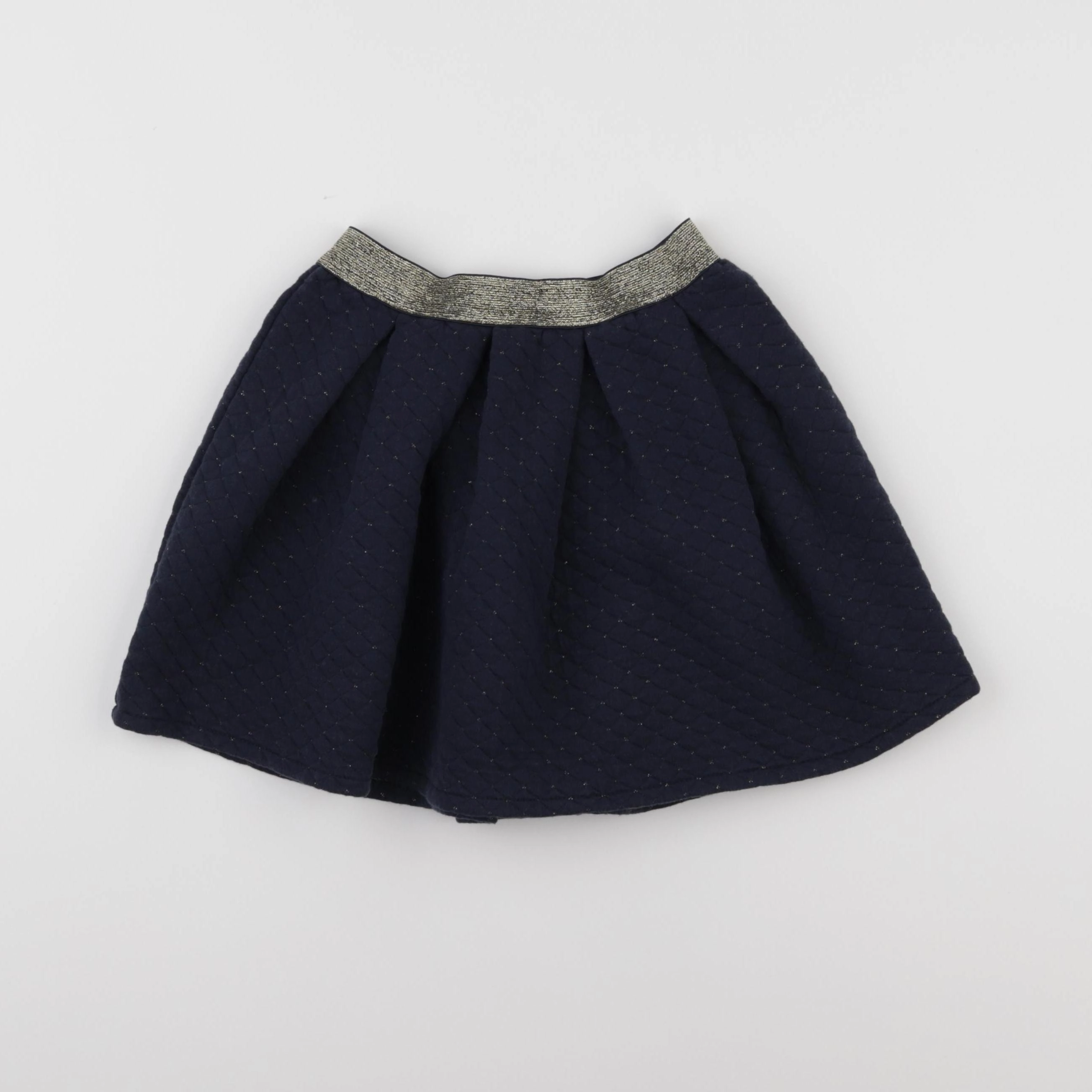 Vertbaudet - jupe bleu, or - 8 ans