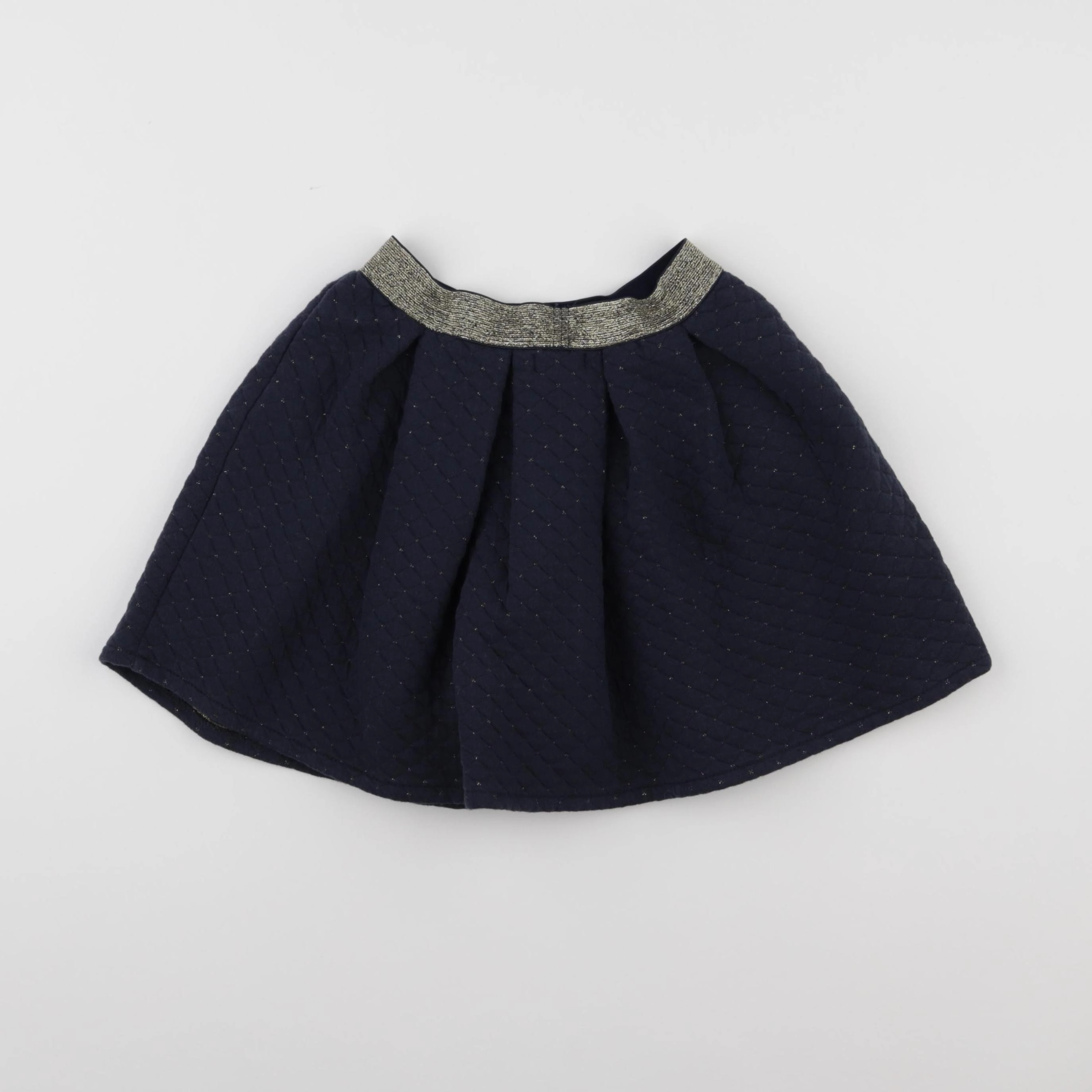 Vertbaudet - jupe bleu, or - 8 ans
