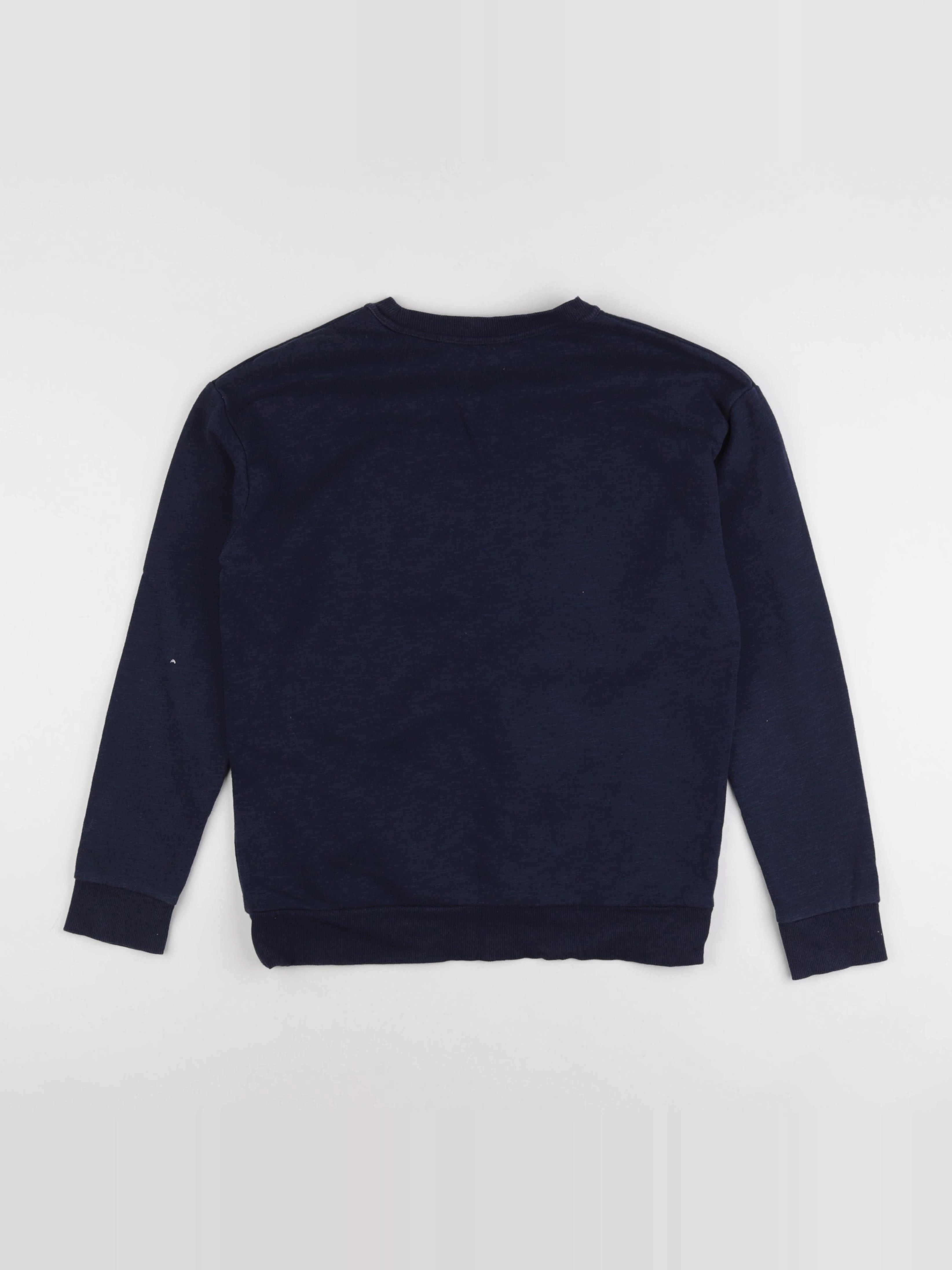 H&M - sweat bleu - 12/14 ans