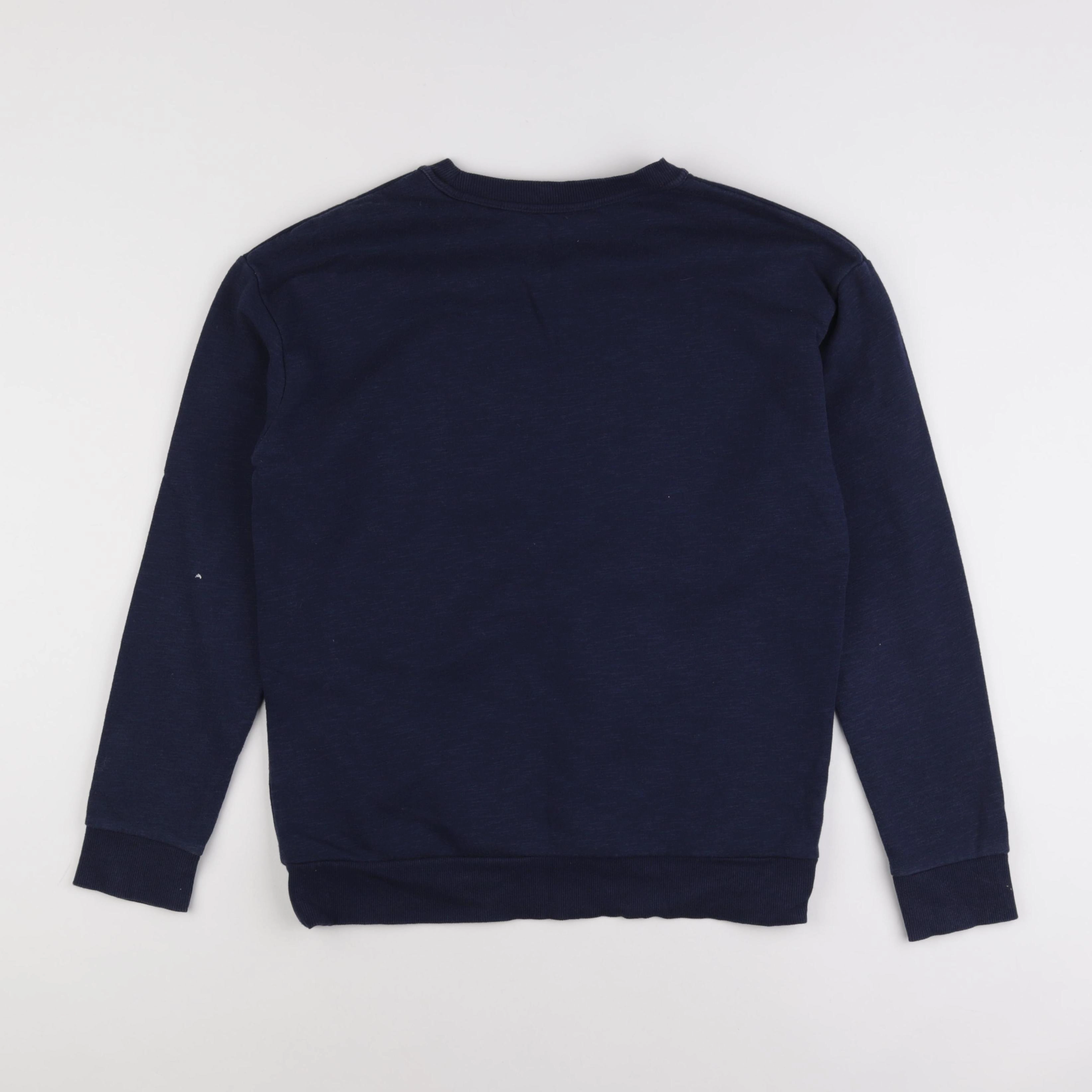 H&M - sweat bleu - 12/14 ans