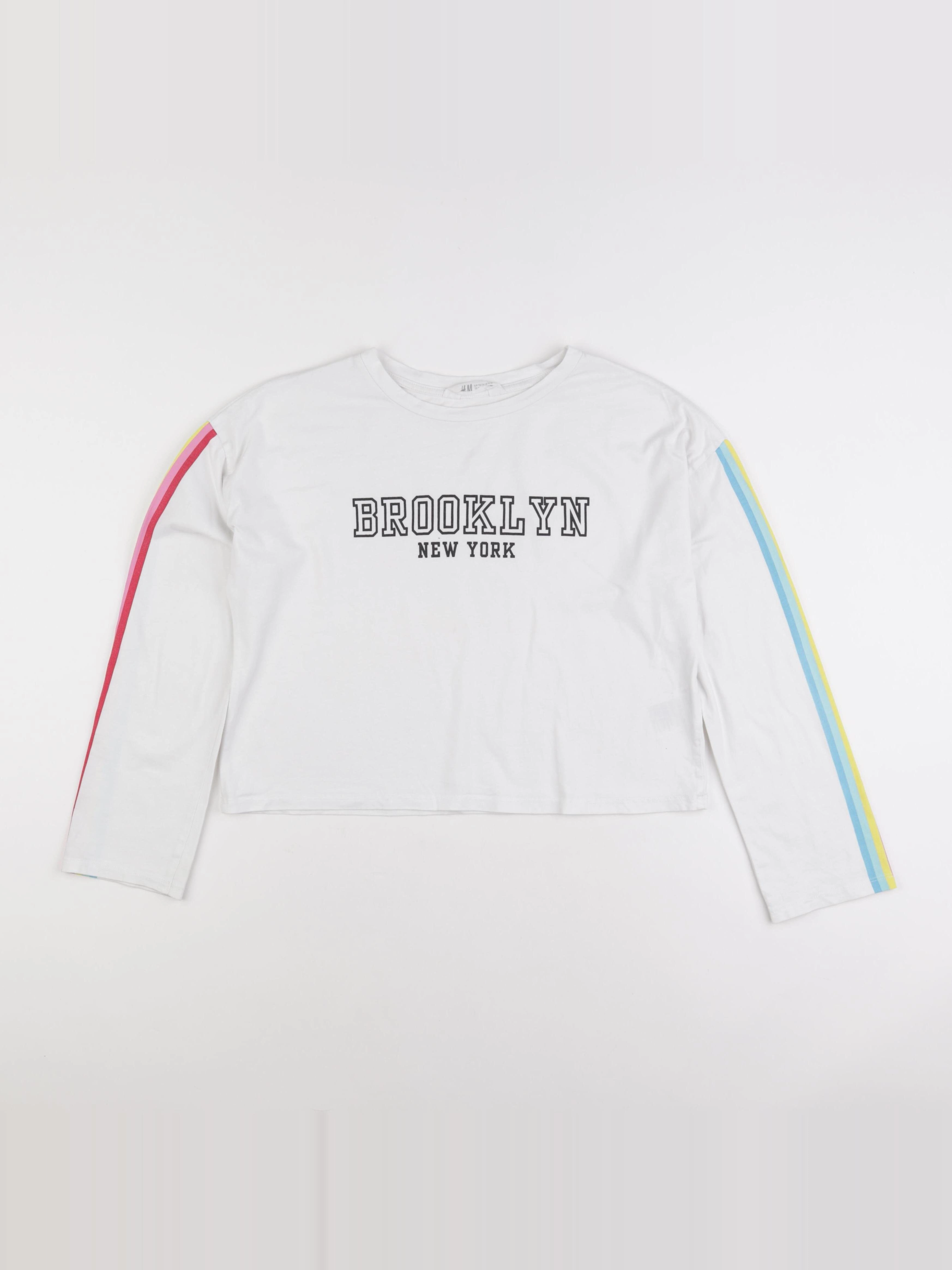 H&M - tee-shirt blanc - 12/14 ans