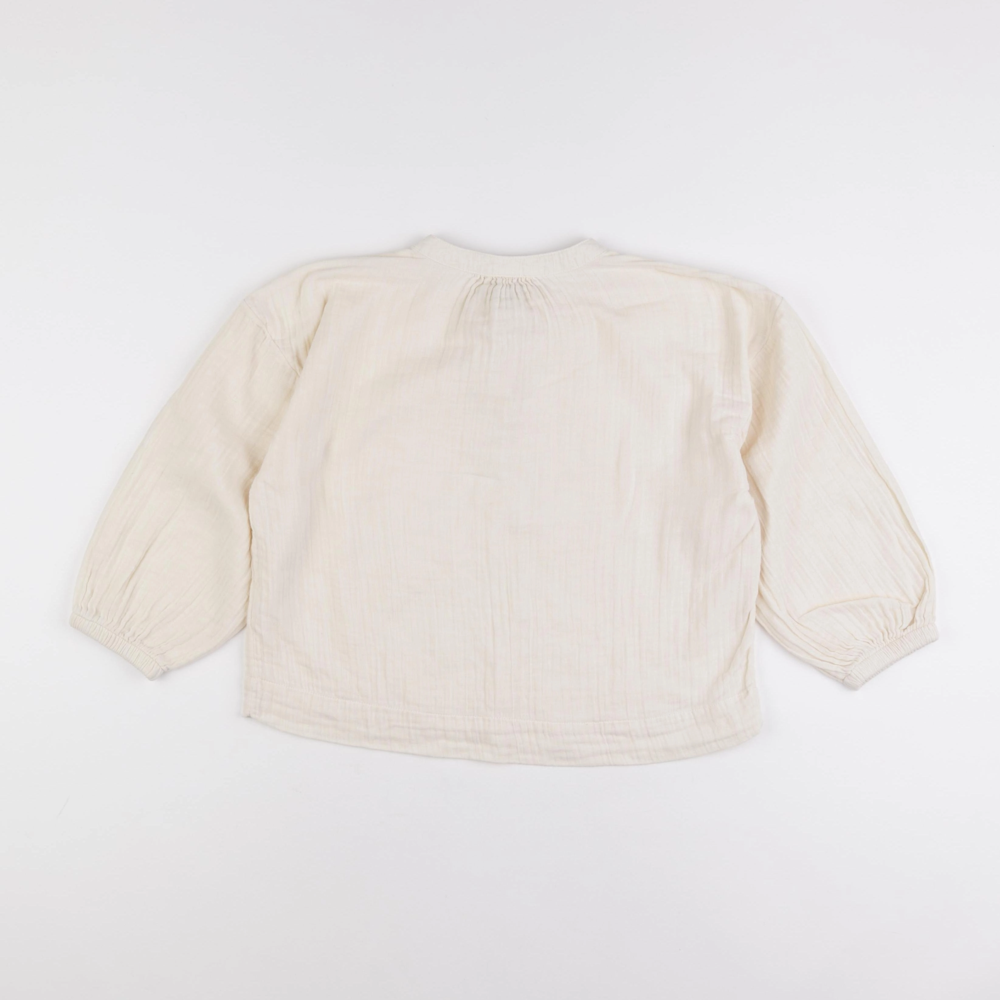 Petit Bateau - blouse beige - 8 ans