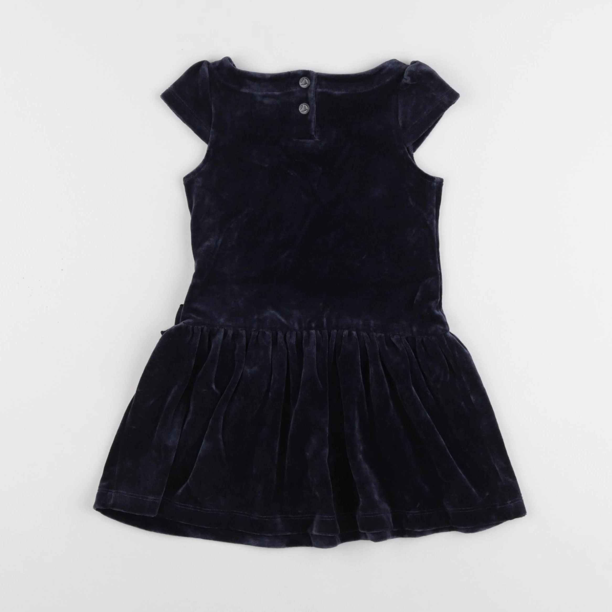 Petit Bateau - robe bleu - 3 ans