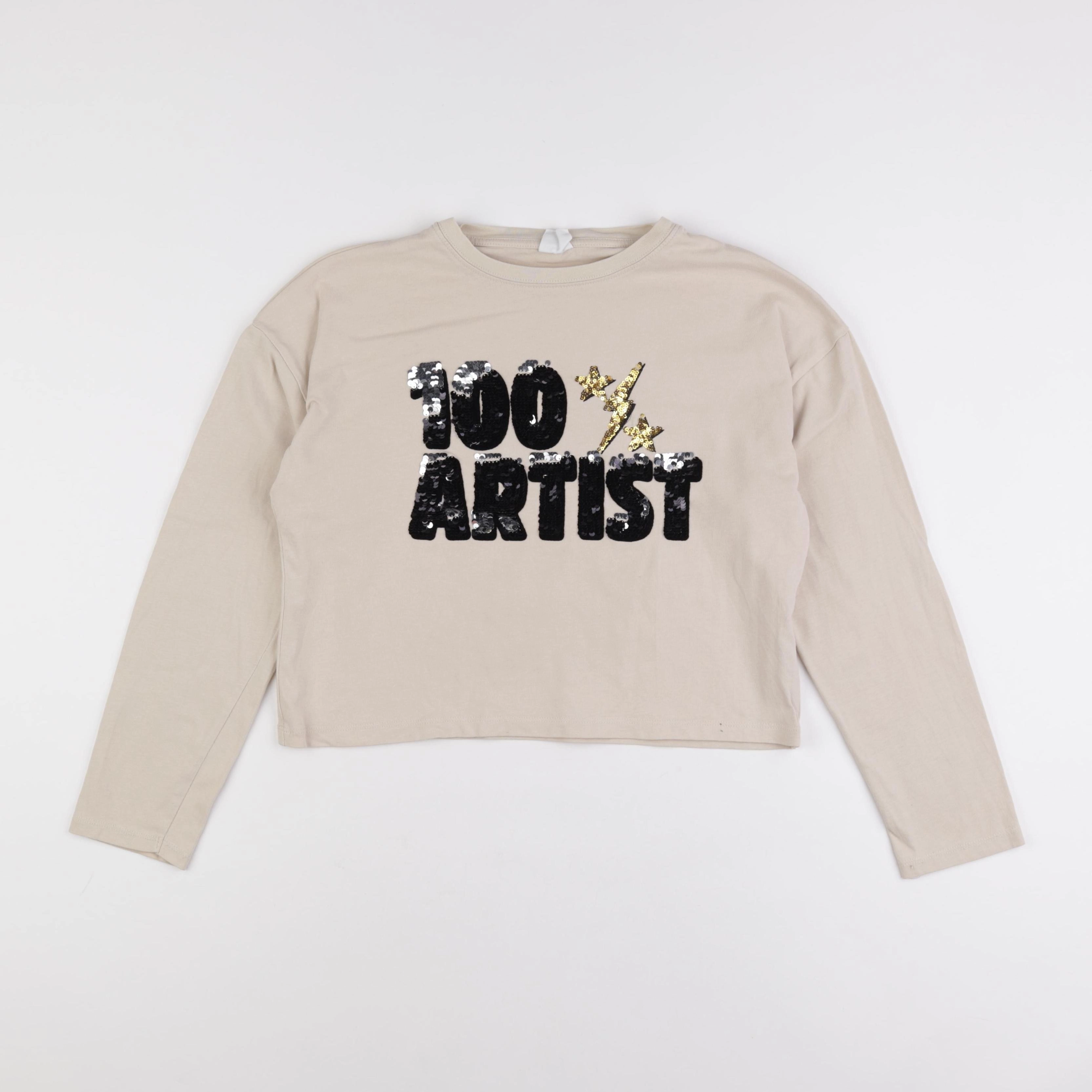 Zara - tee-shirt beige - 11/12 ans