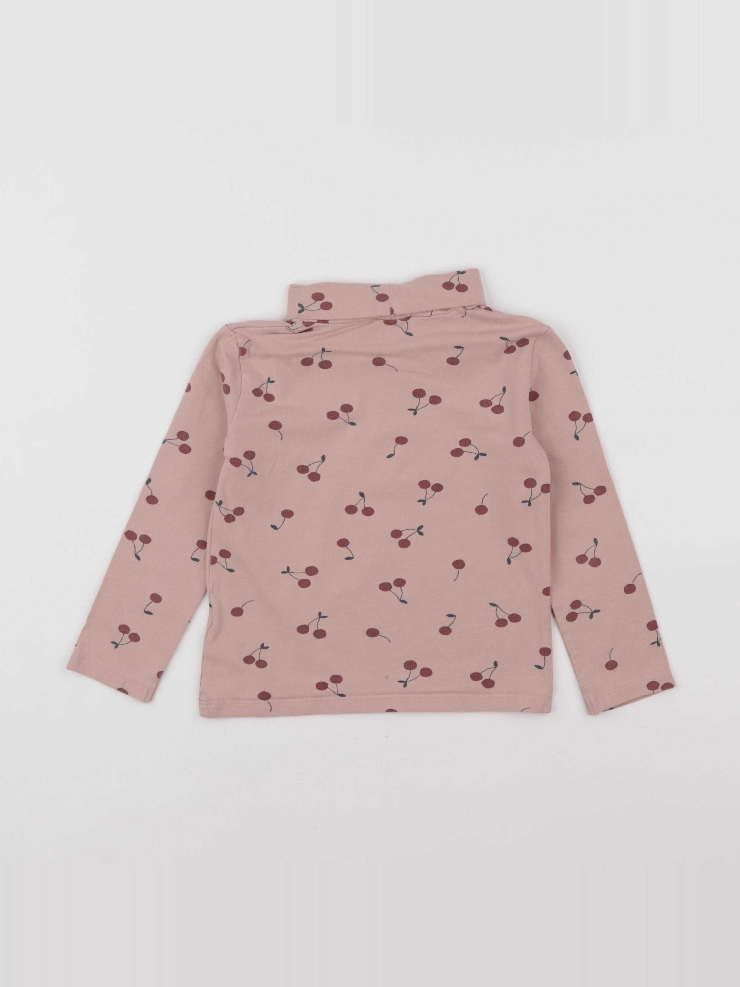 Vertbaudet - sous-pull rose - 4 ans