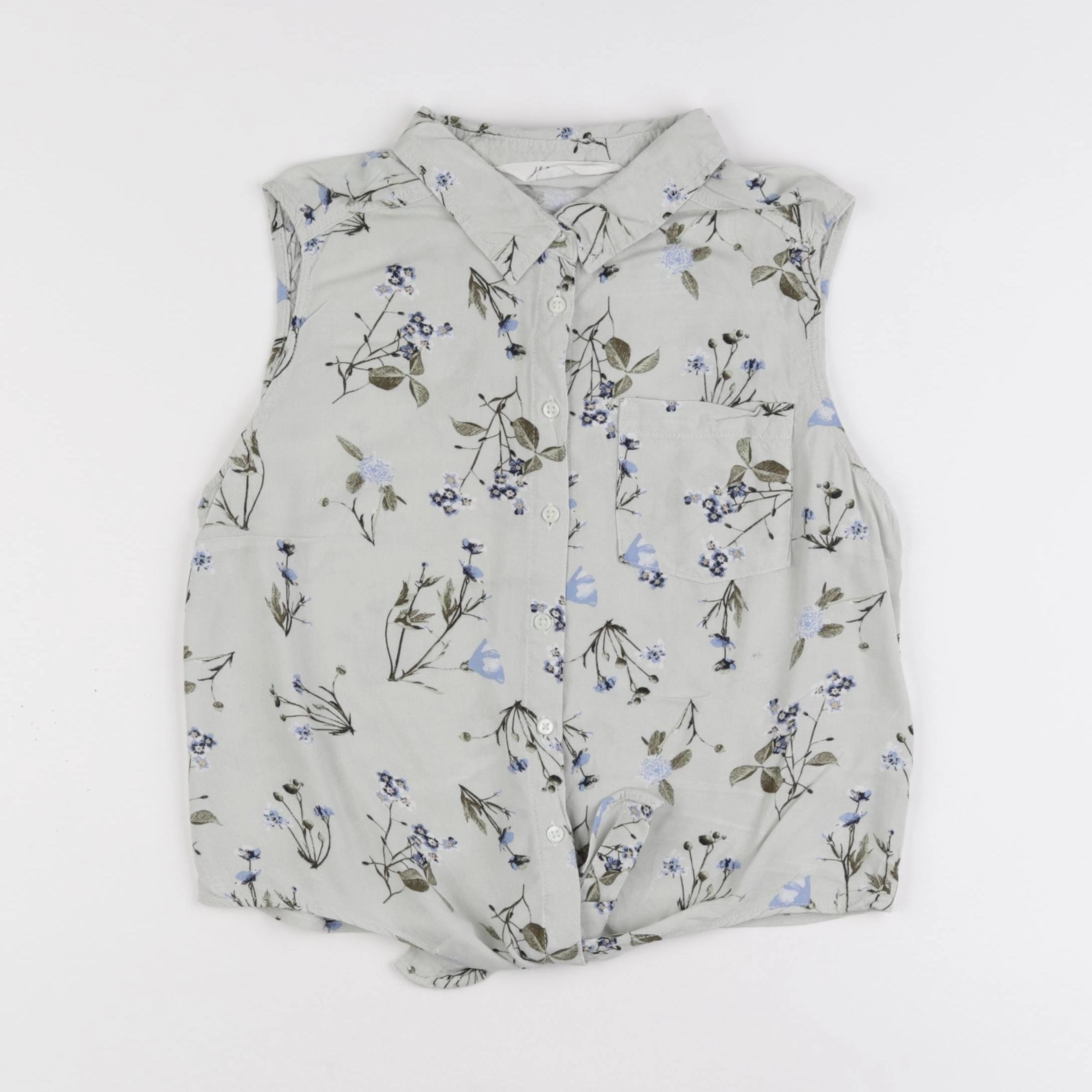 H&M - blouse vert - 13/14 ans