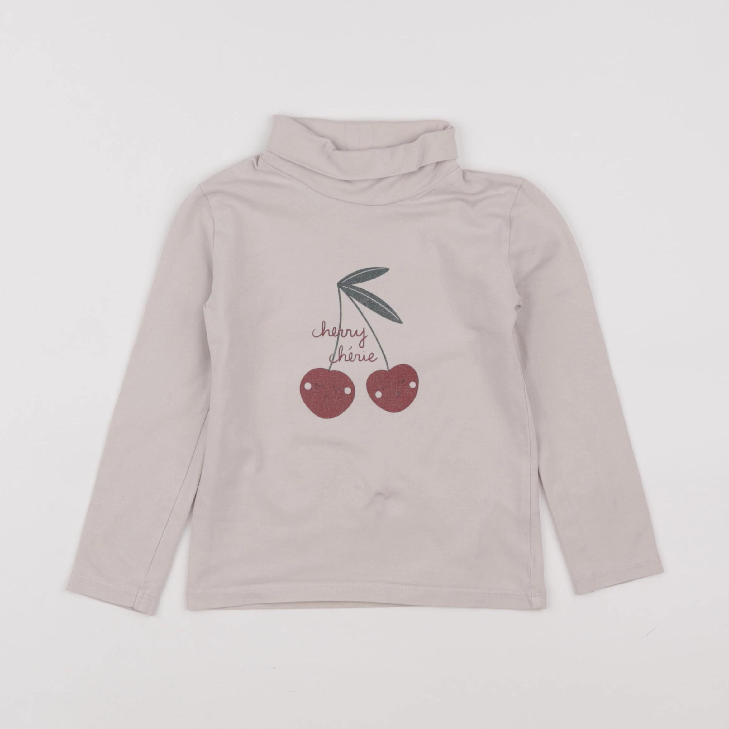 Vertbaudet - sous-pull gris - 4 ans