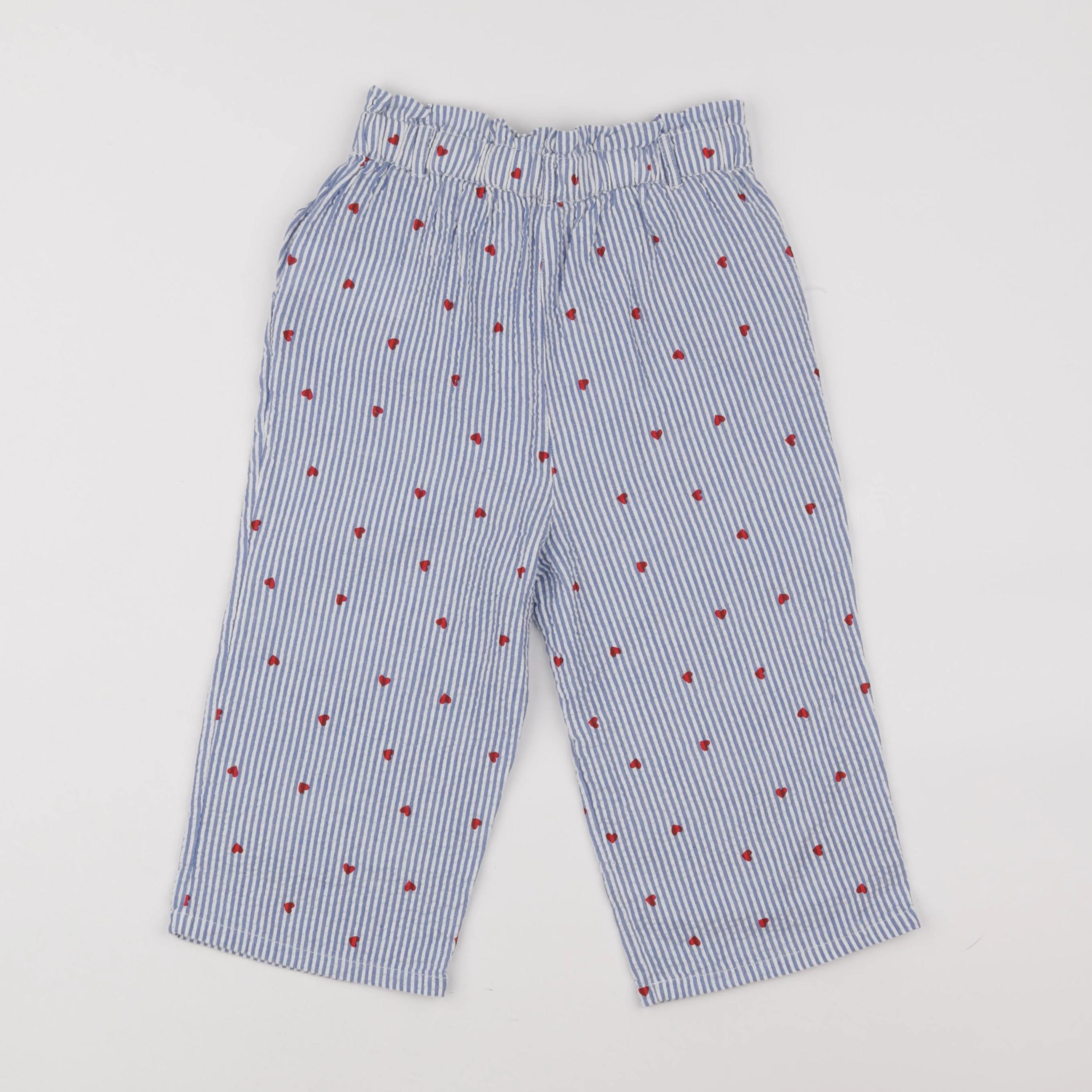 Vertbaudet - pantalon bleu - 7 ans