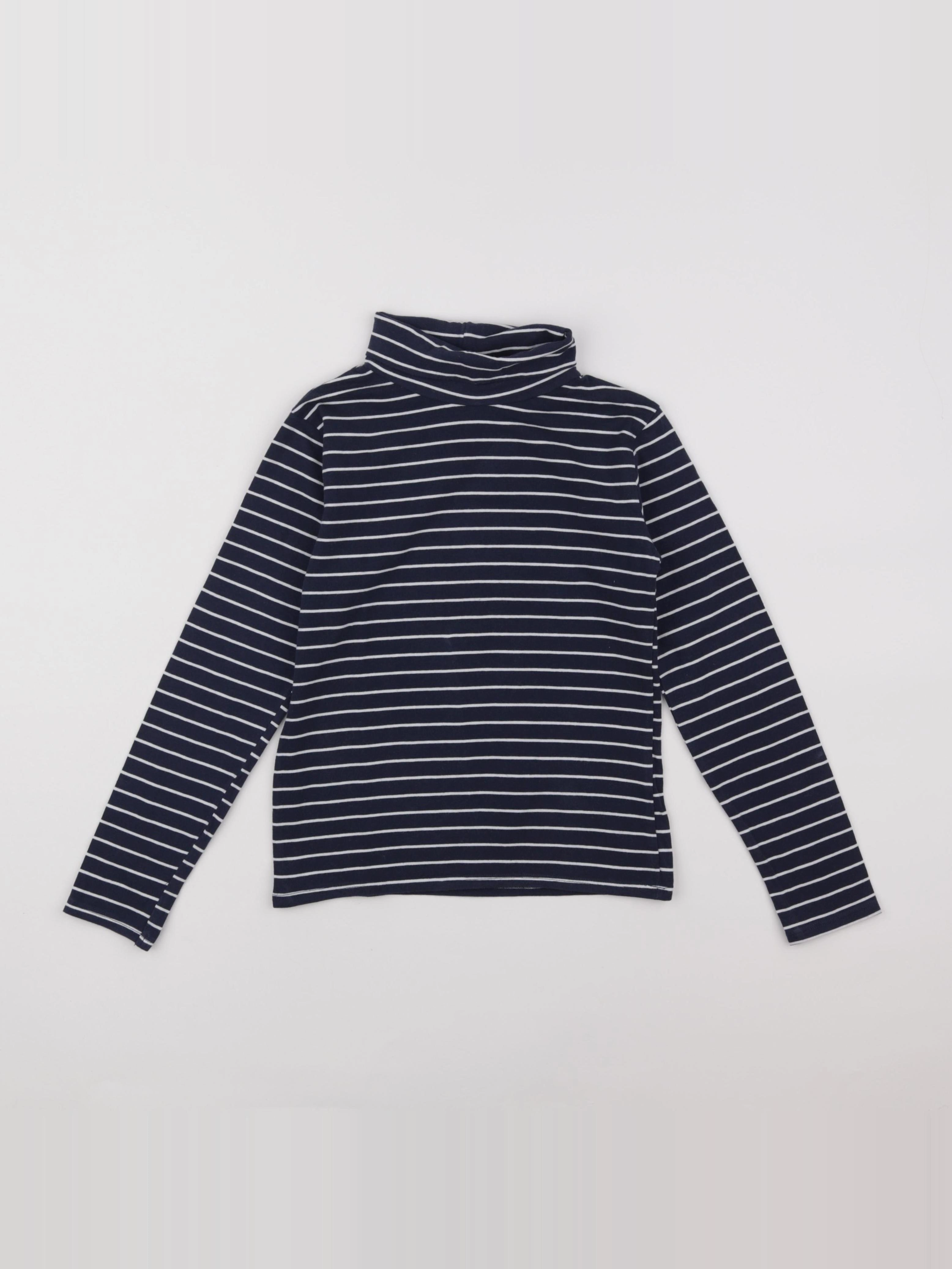 Vertbaudet - sous-pull bleu - 8 ans
