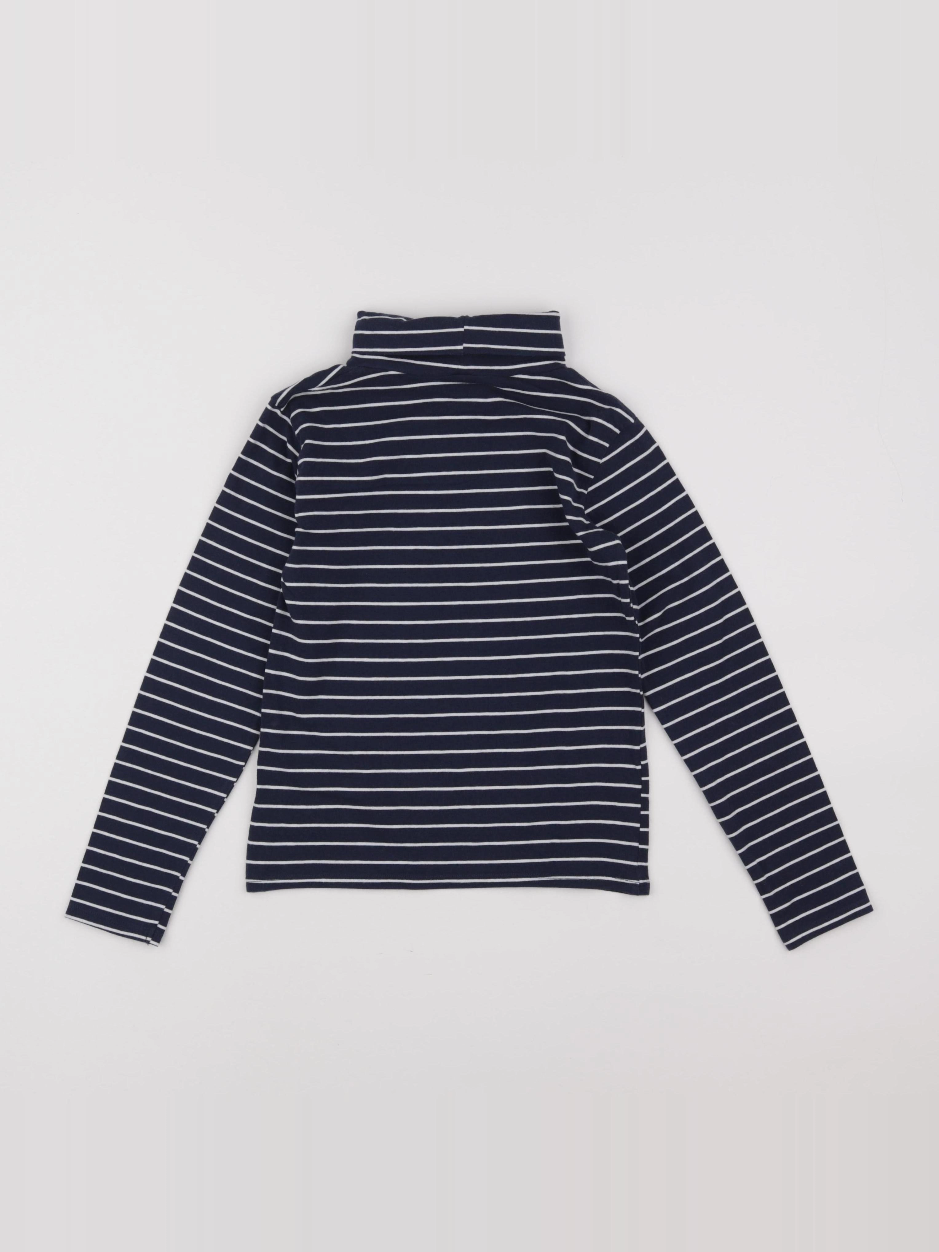 Vertbaudet - sous-pull bleu - 8 ans