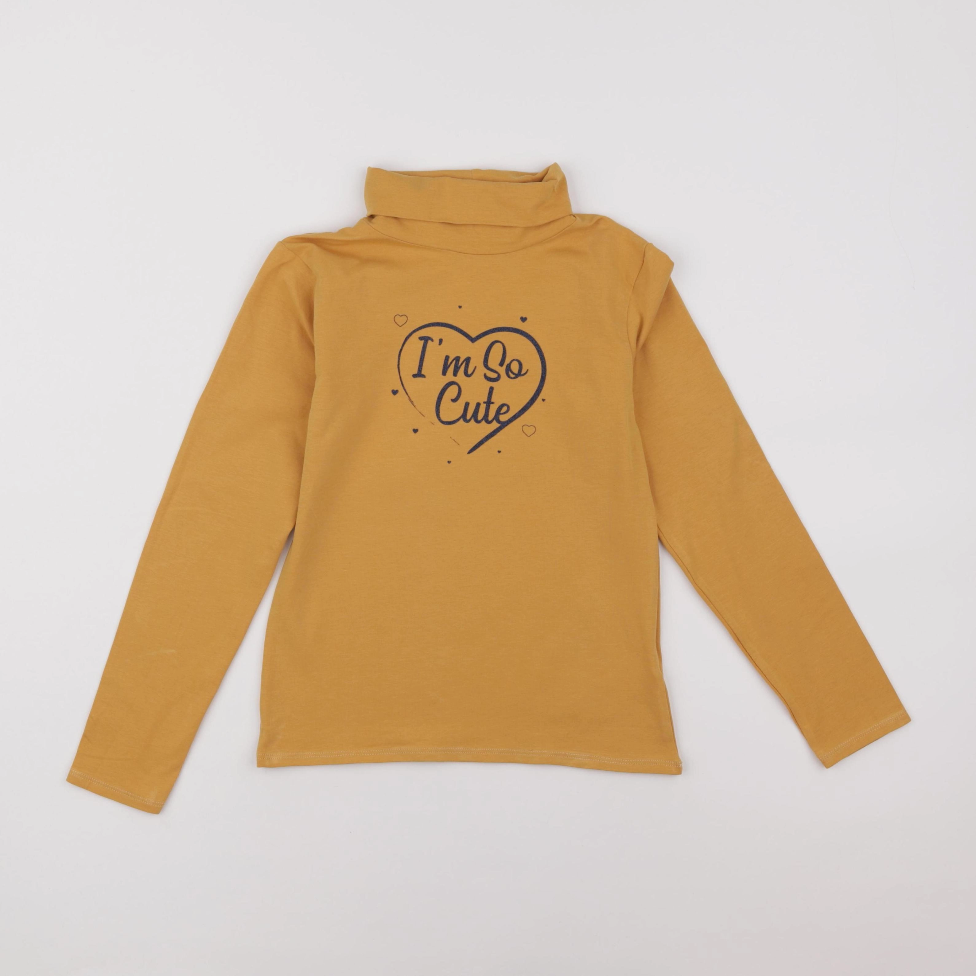 Vertbaudet - sous-pull jaune - 8 ans