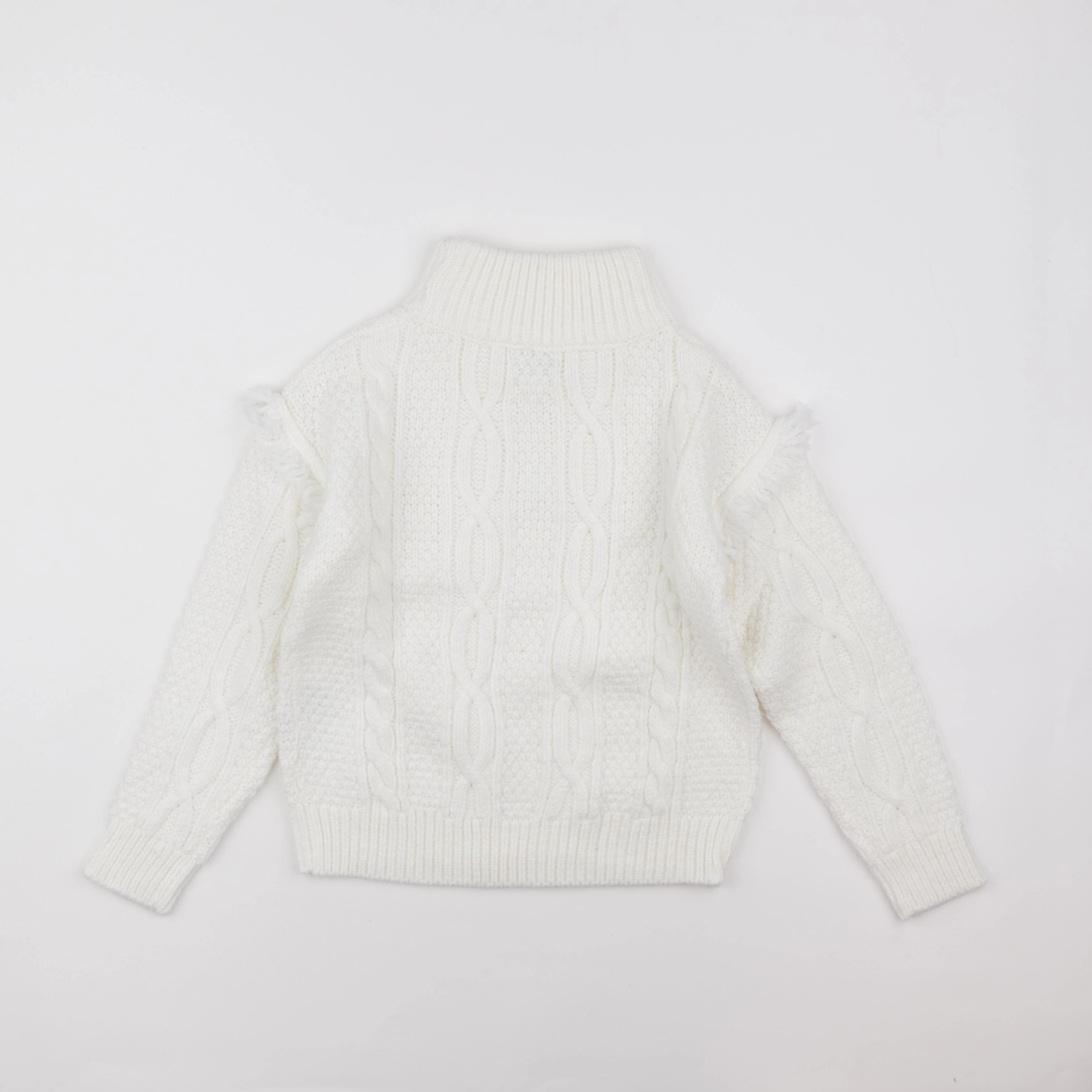 Vertbaudet - pull blanc - 8 ans