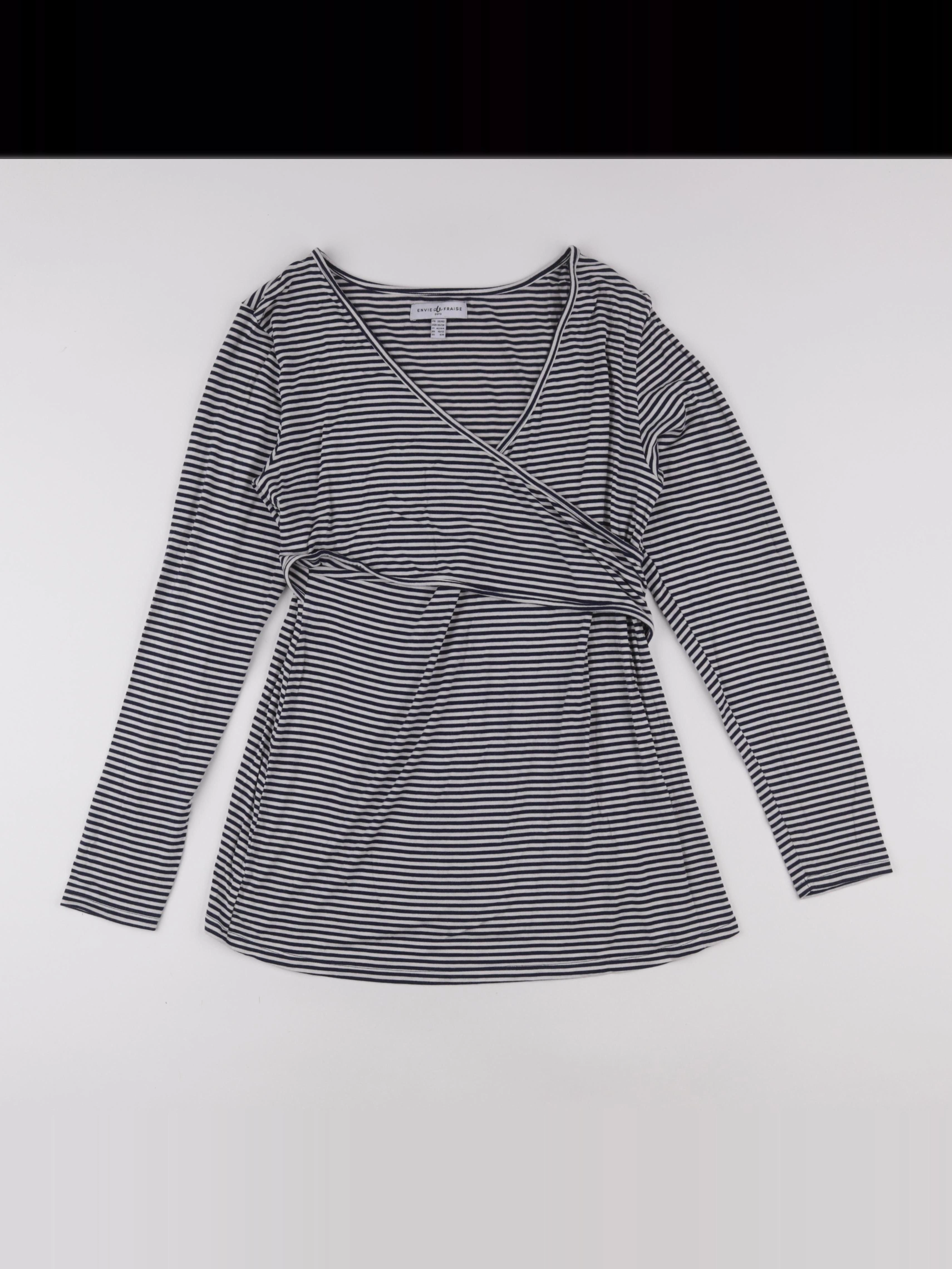 Envie de fraise - tee-shirt grossesse bleu - 38 à 40