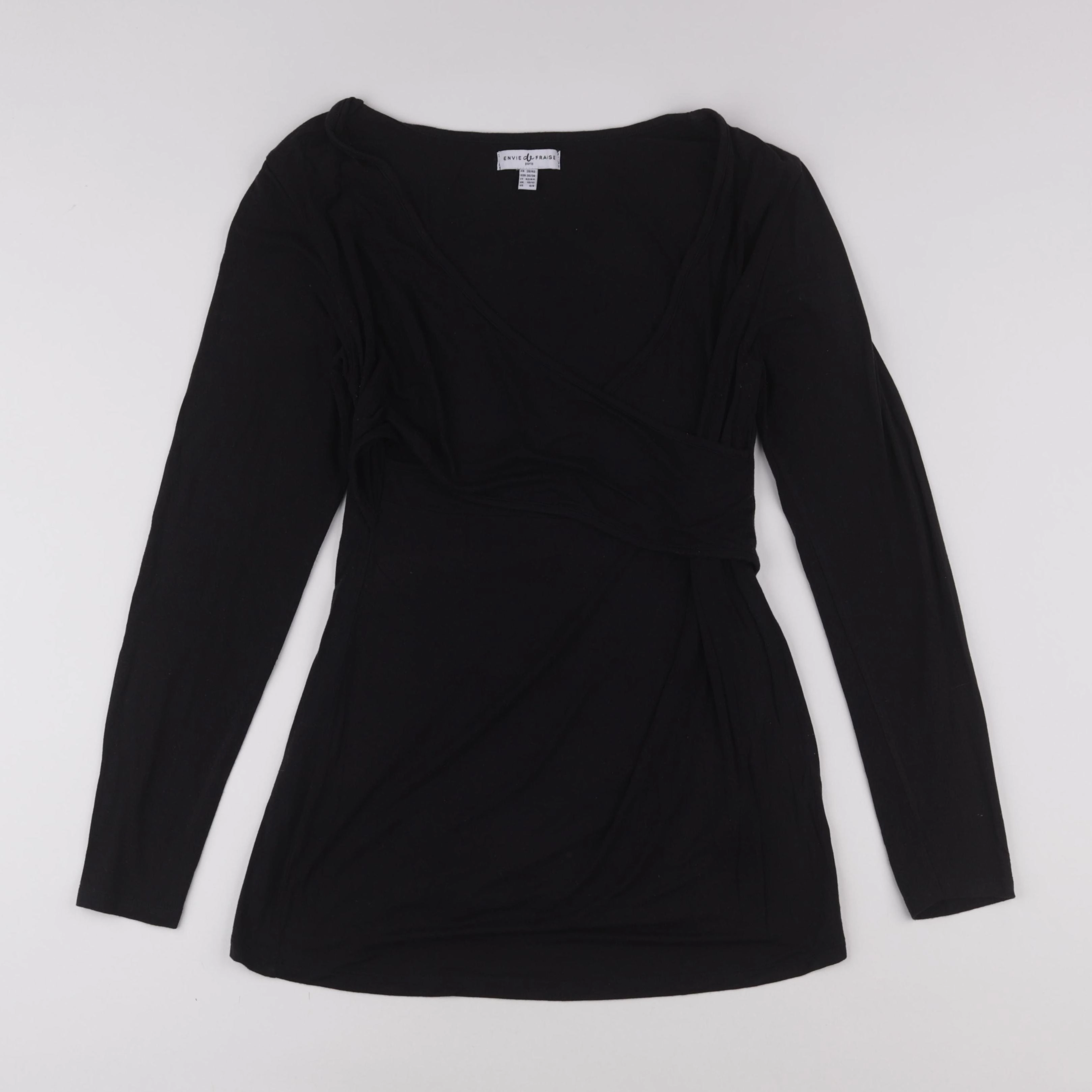 Envie de fraise - tee-shirt grossesse, allaitement noir - 38 à 40