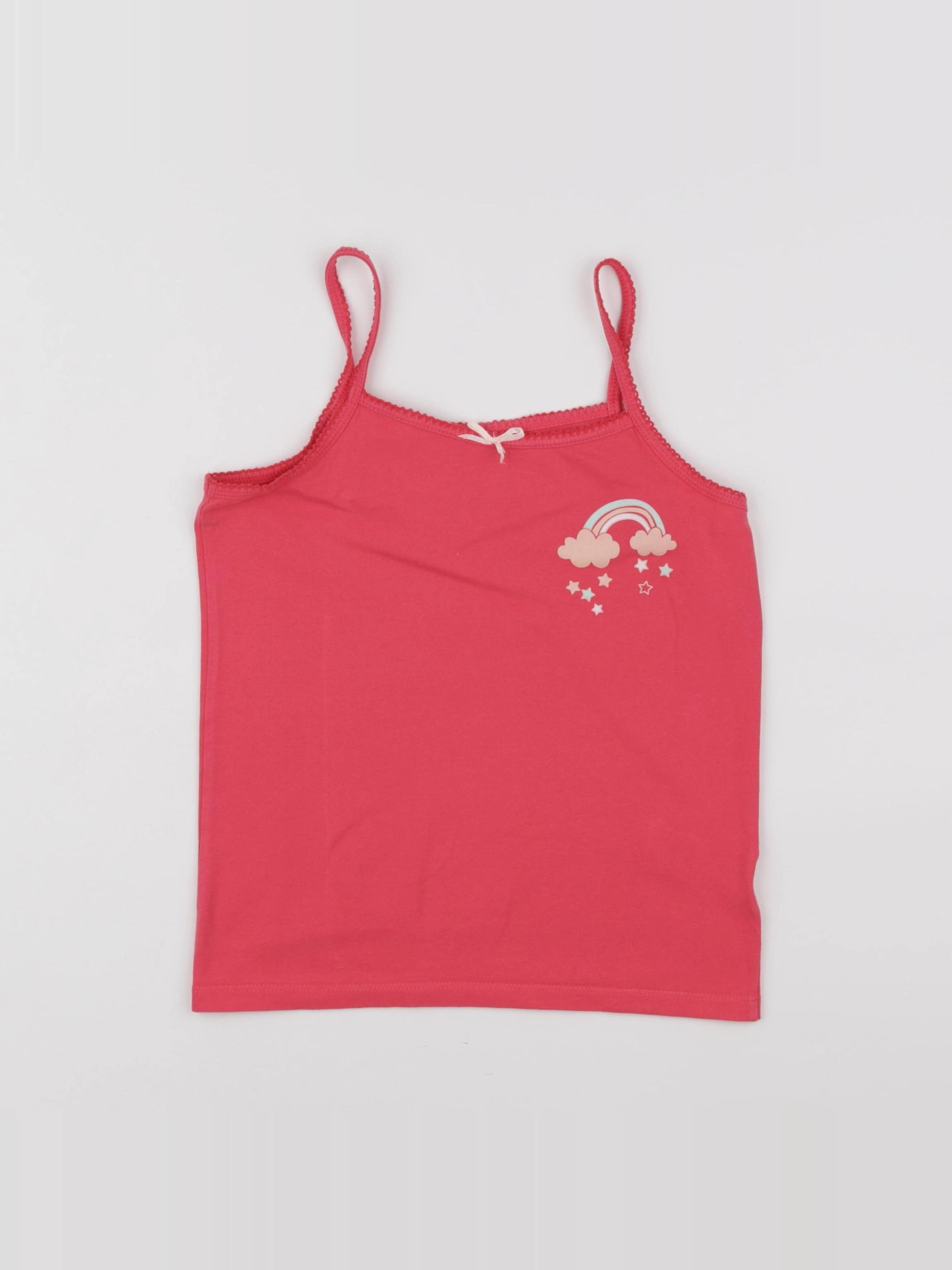Vertbaudet - maillot de corps rose - 10 ans