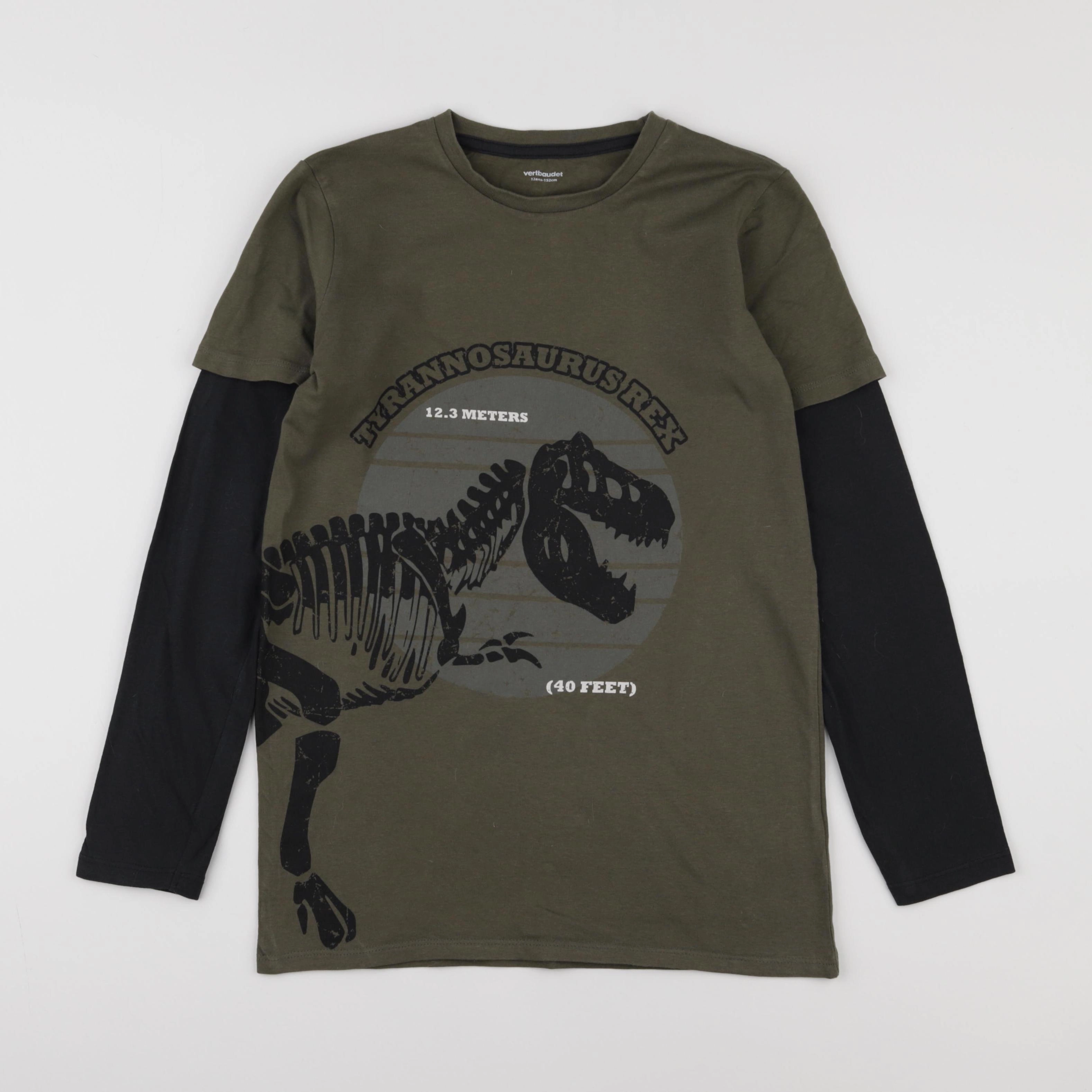 Vertbaudet - tee-shirt vert - 12 ans