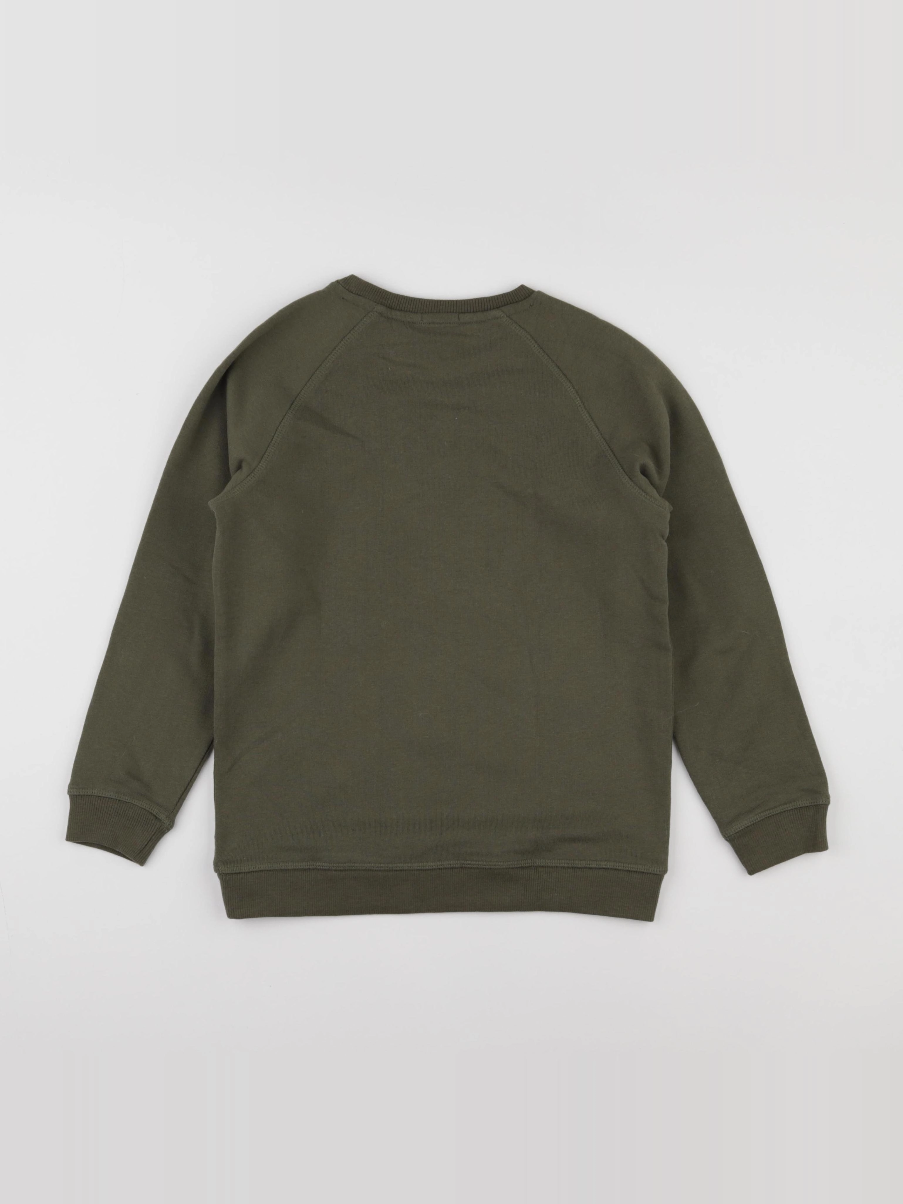 Vertbaudet - sweat vert - 10 ans