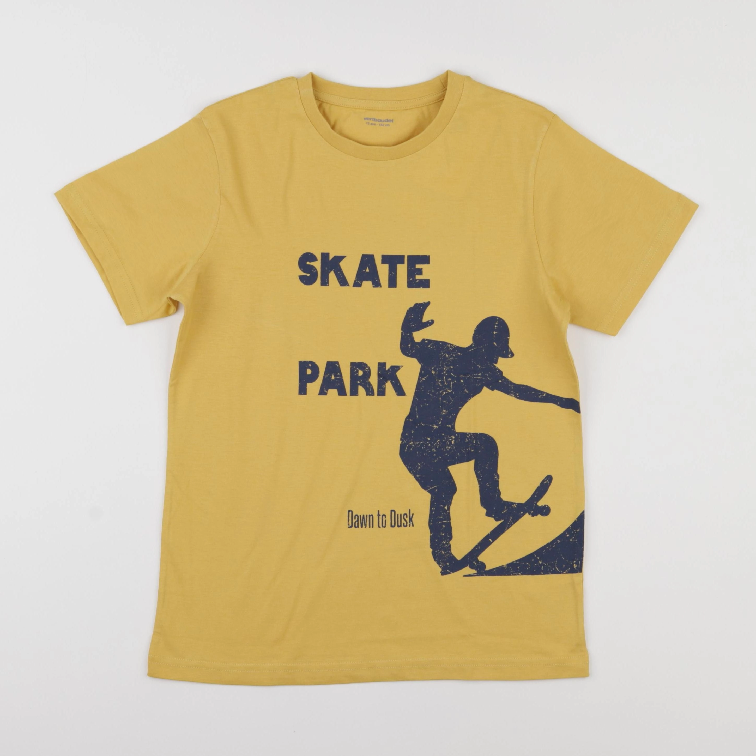 Vertbaudet - tee-shirt jaune - 12 ans