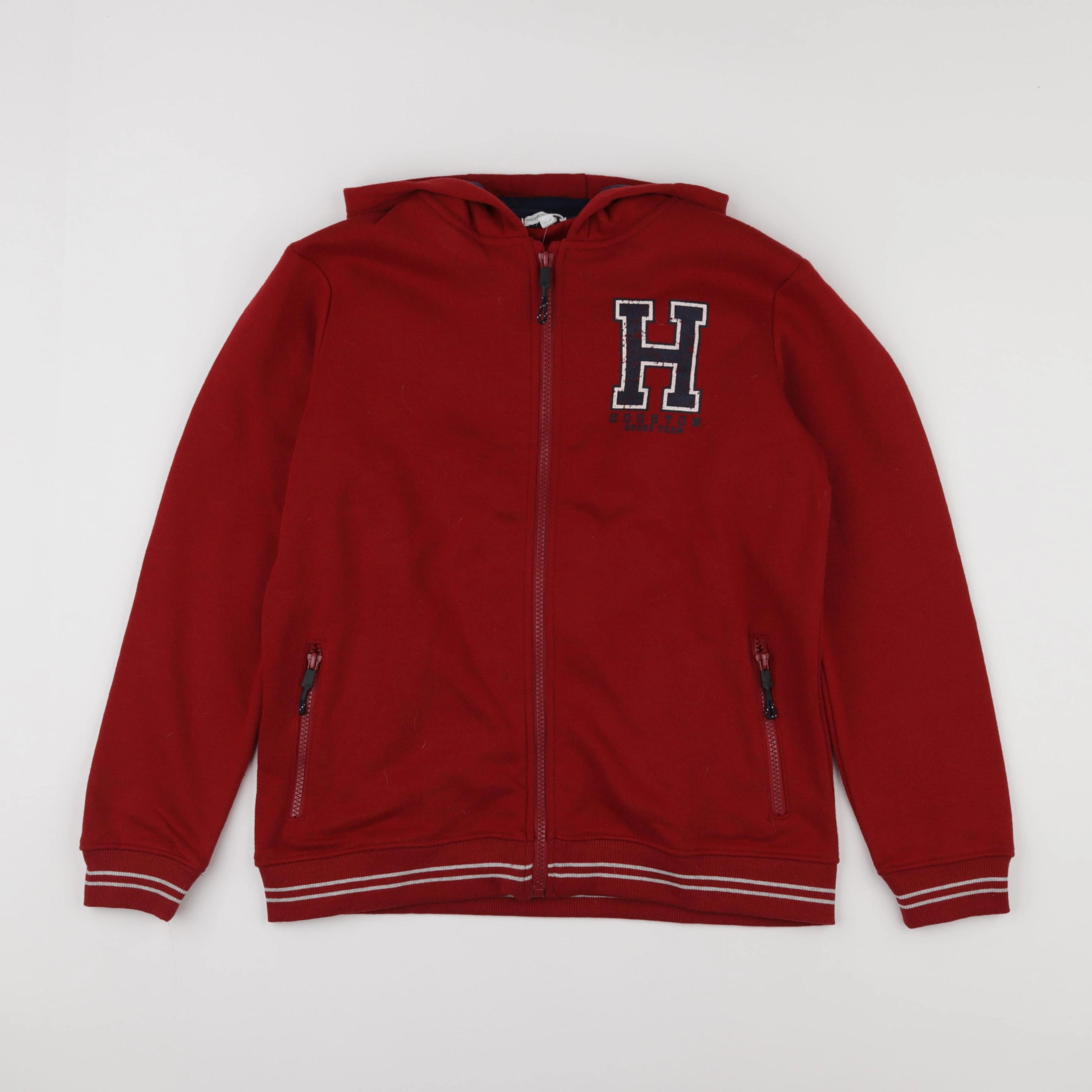 Vertbaudet - sweat rouge - 14 ans