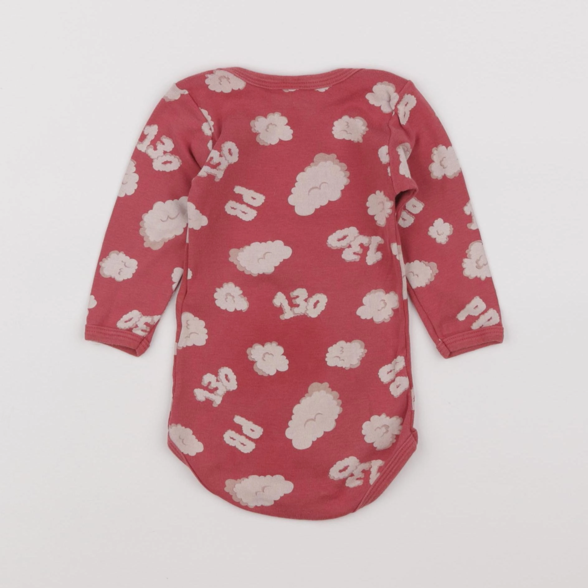 Petit Bateau - body rose - 9 mois