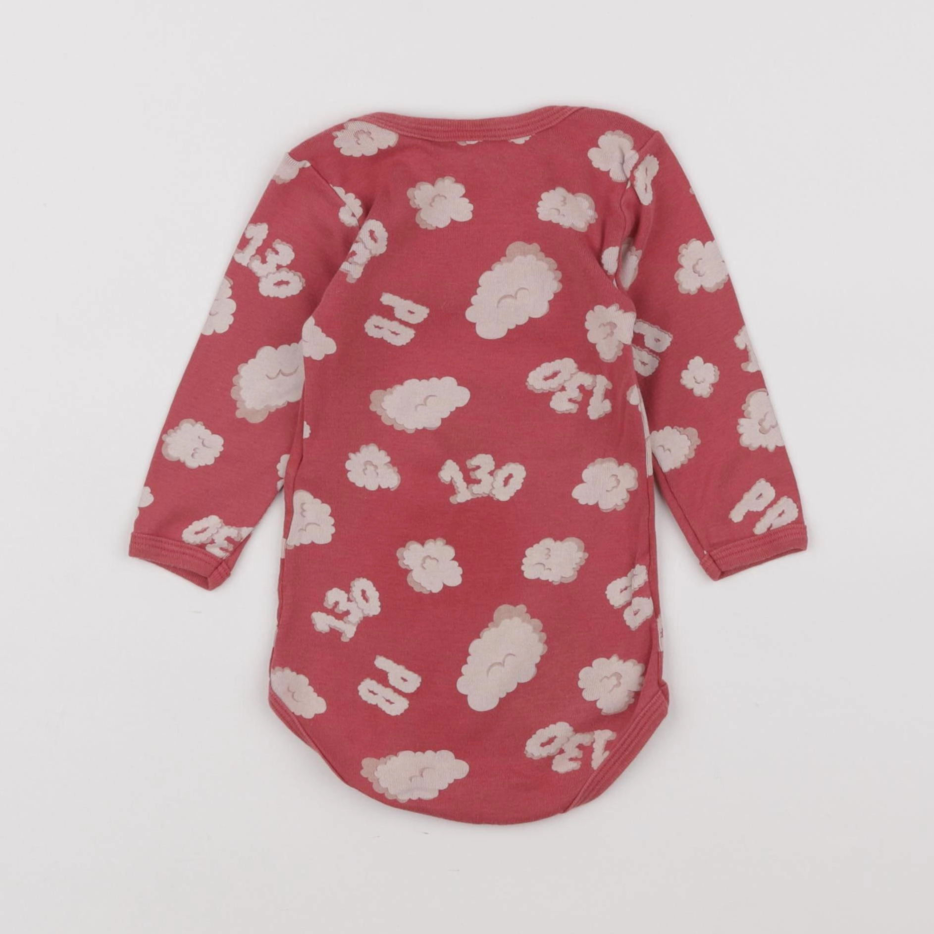 Petit Bateau - body rose - 9 mois