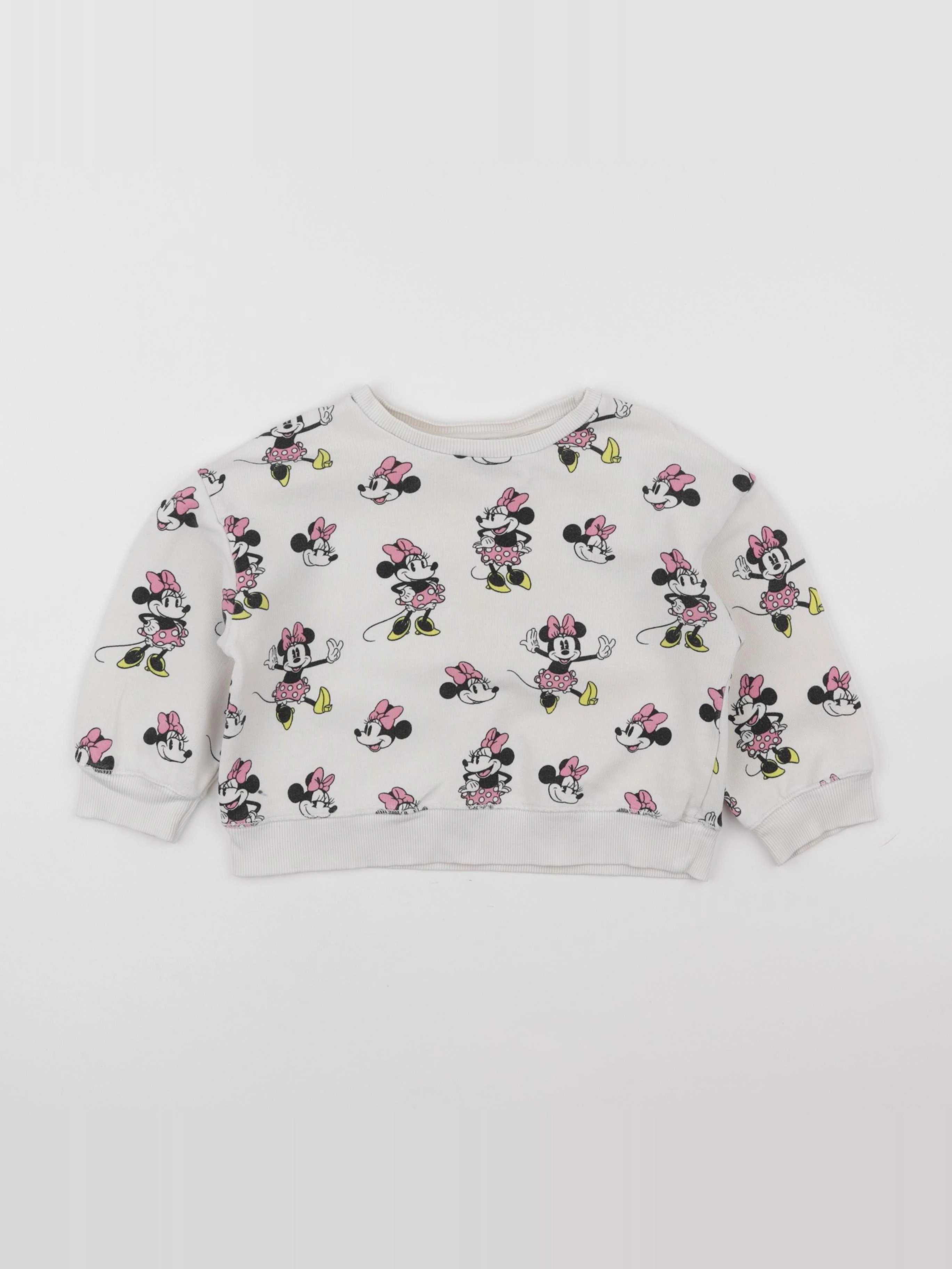Zara - sweat blanc - 2/3 ans