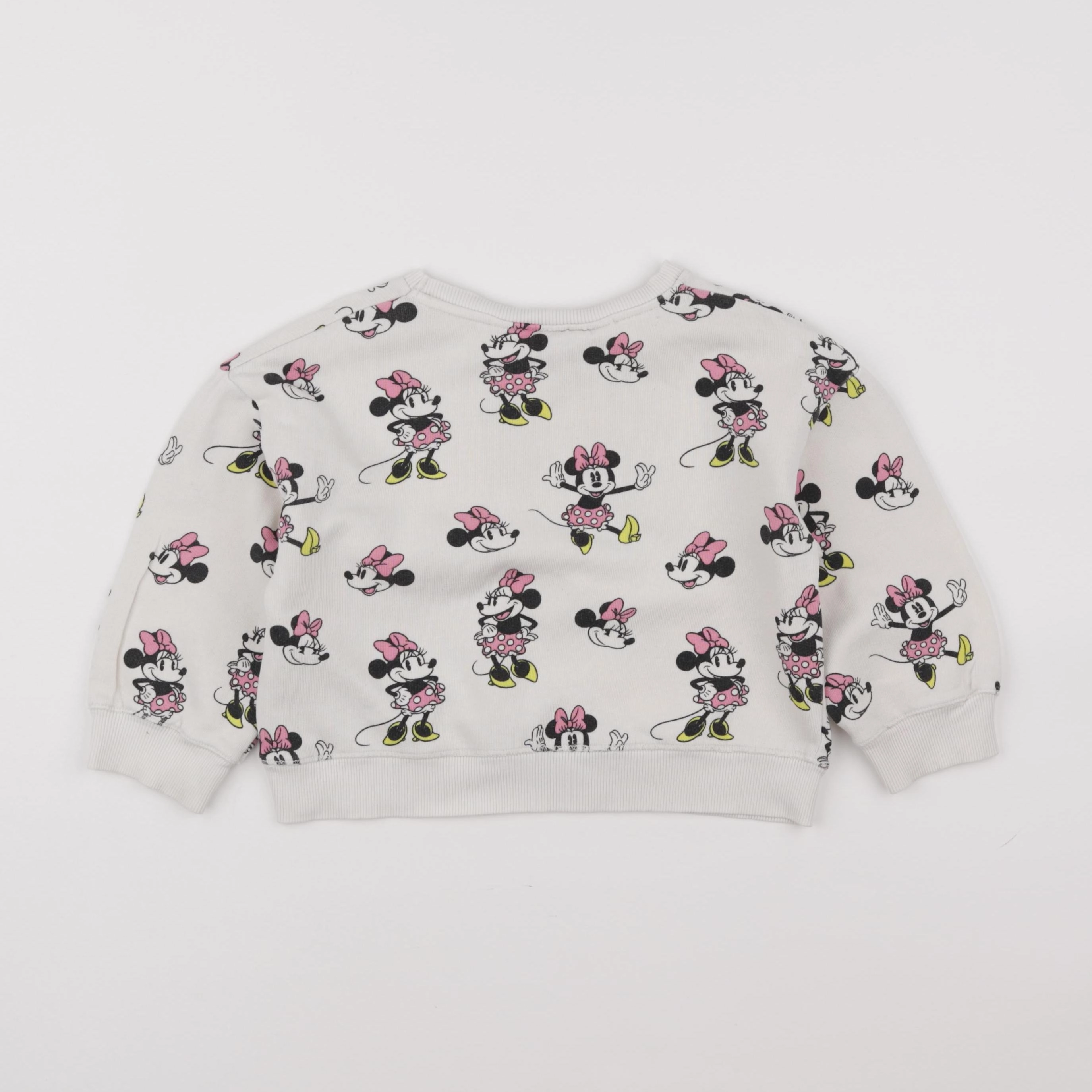 Zara - sweat blanc - 2/3 ans
